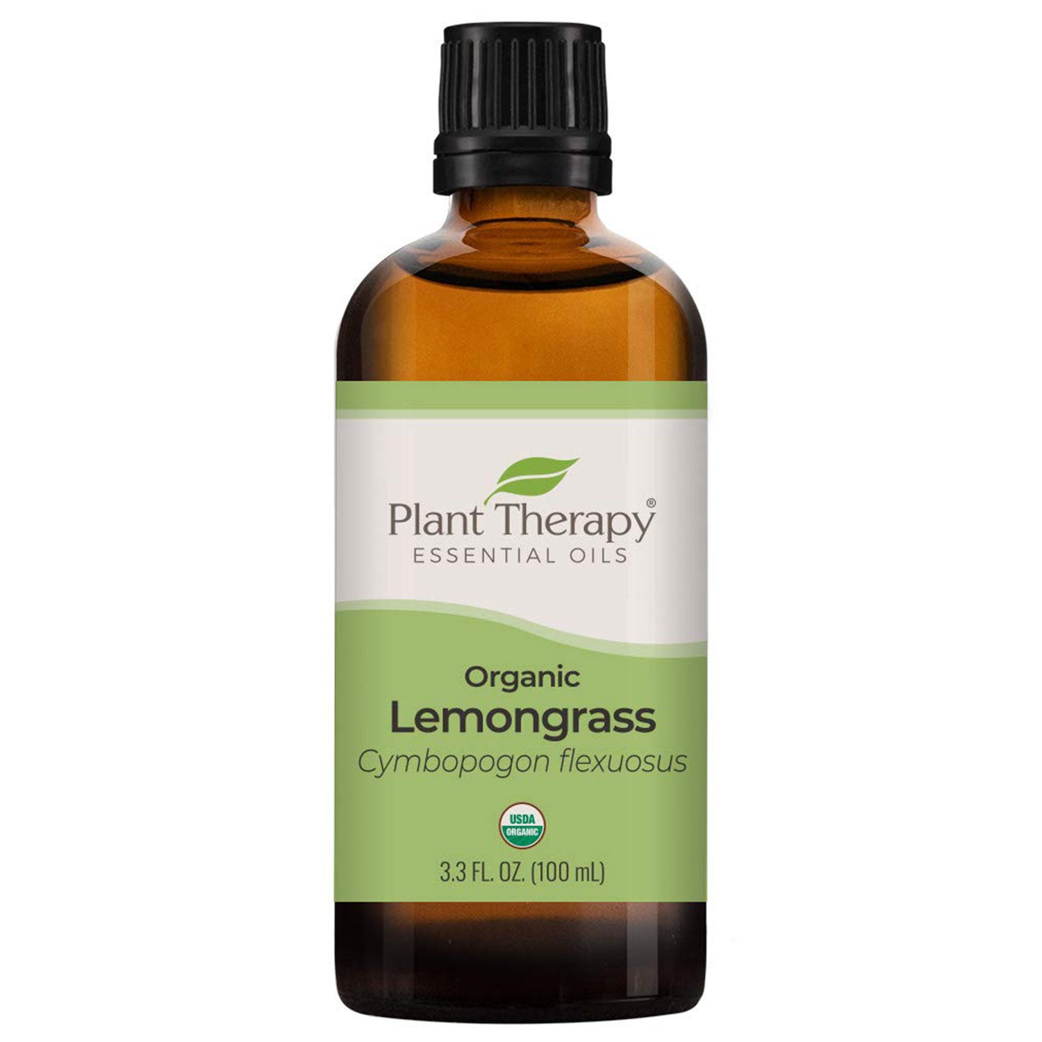 Plant Therapy Diffusible 100mL Essential Oil, 3.3oz, Organic Lemongrass (3 Pack) - VMInnovations