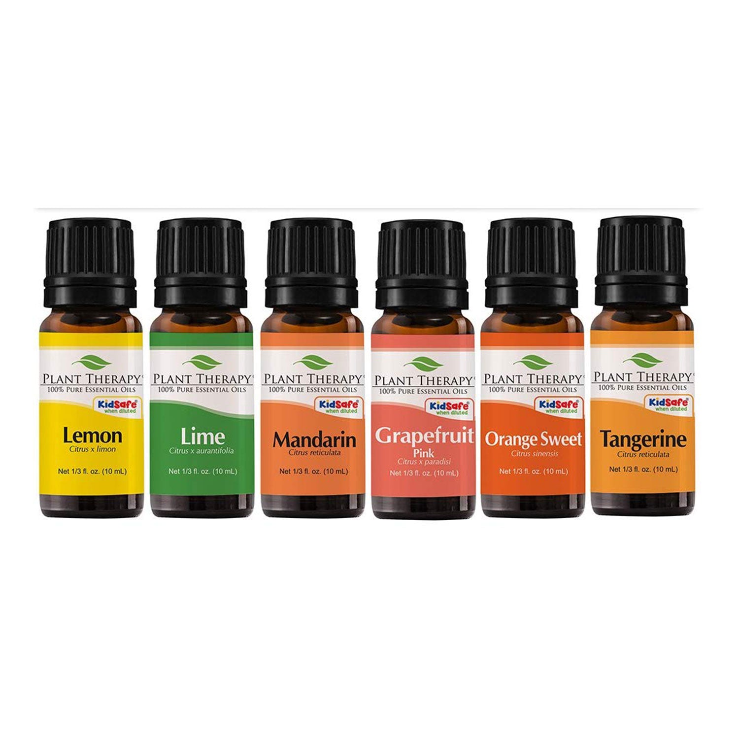 Plant Therapy Aroma Diffusible 10 mL Essential Oils, Set of 6, Fruits (3 Pack)