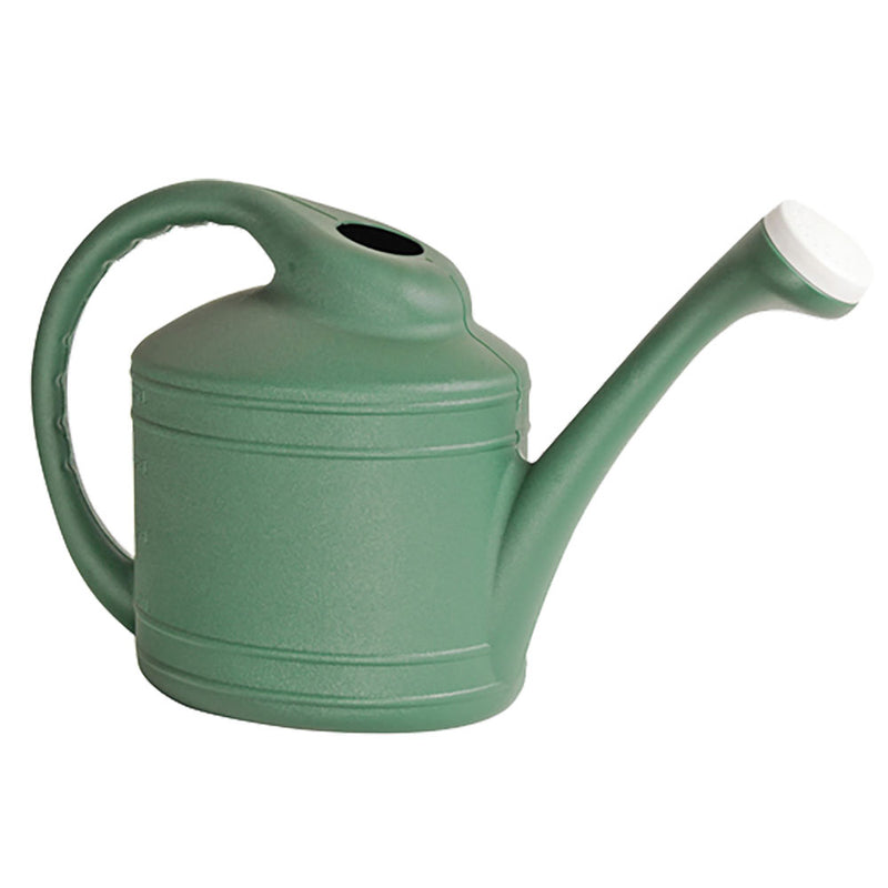 Southern Patio Large 2 Gallon Plastic Garden Plant Watering Can, Green (2 Pack)