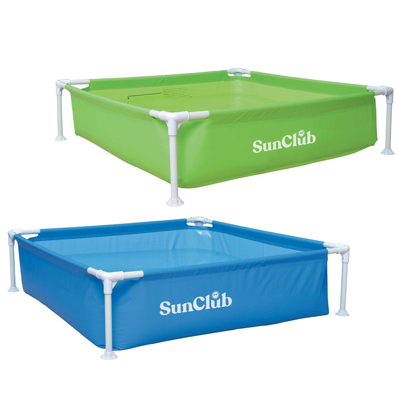 JLeisure 4 Foot Outdoor Backyard Swimming Pool, Random Assorted Colors (2 Pack)