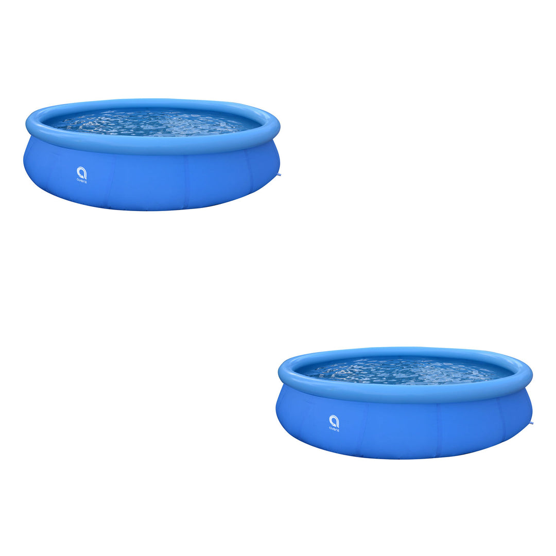 JLeisure 15Ft x 36" Prompt Set Inflatable Outdoor Backyard Swimming Pool(2 Pack) - VMInnovations