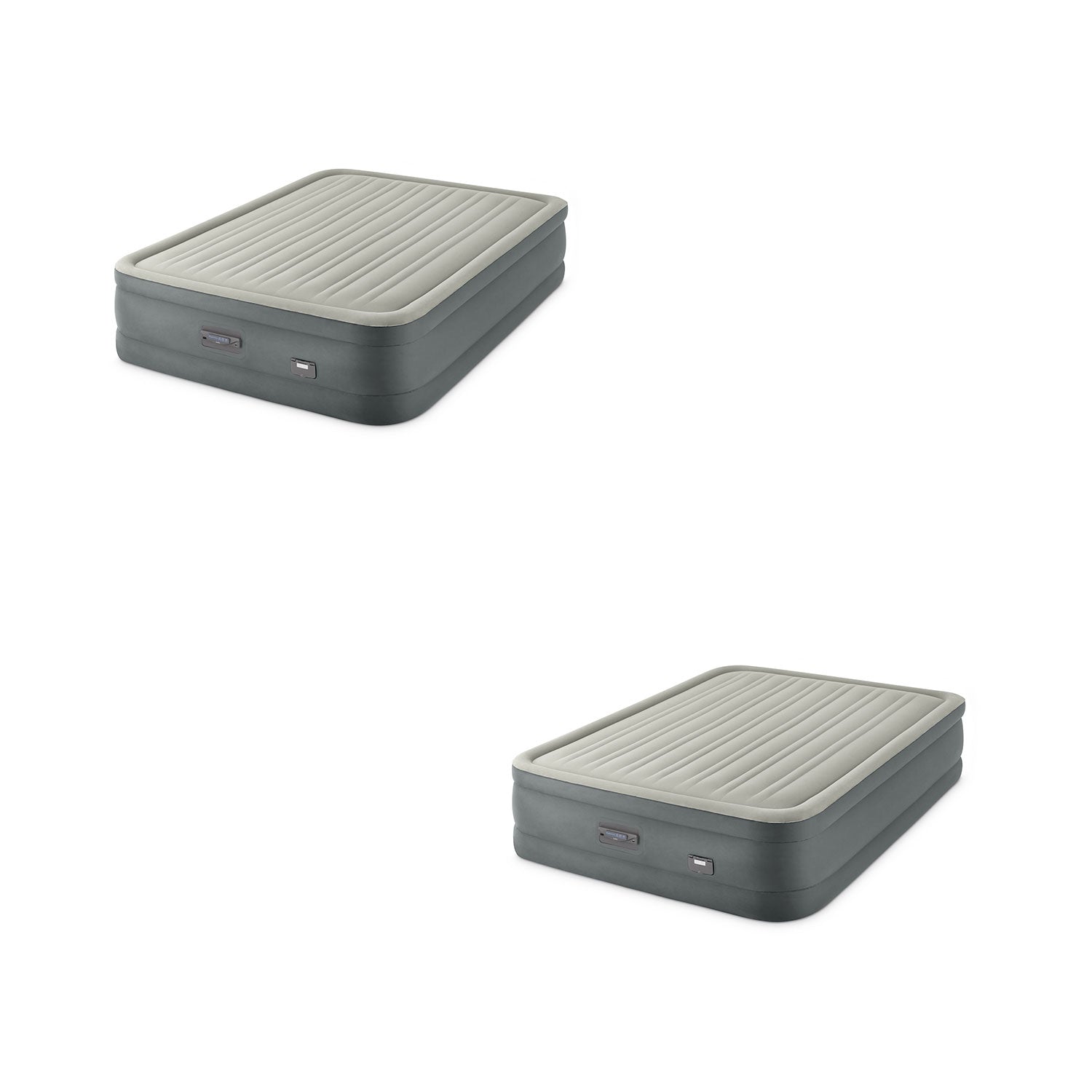 Intex PremAire Dream Support Air Mattress with Built-In Pump, Queen (2 Pack) - VMInnovations