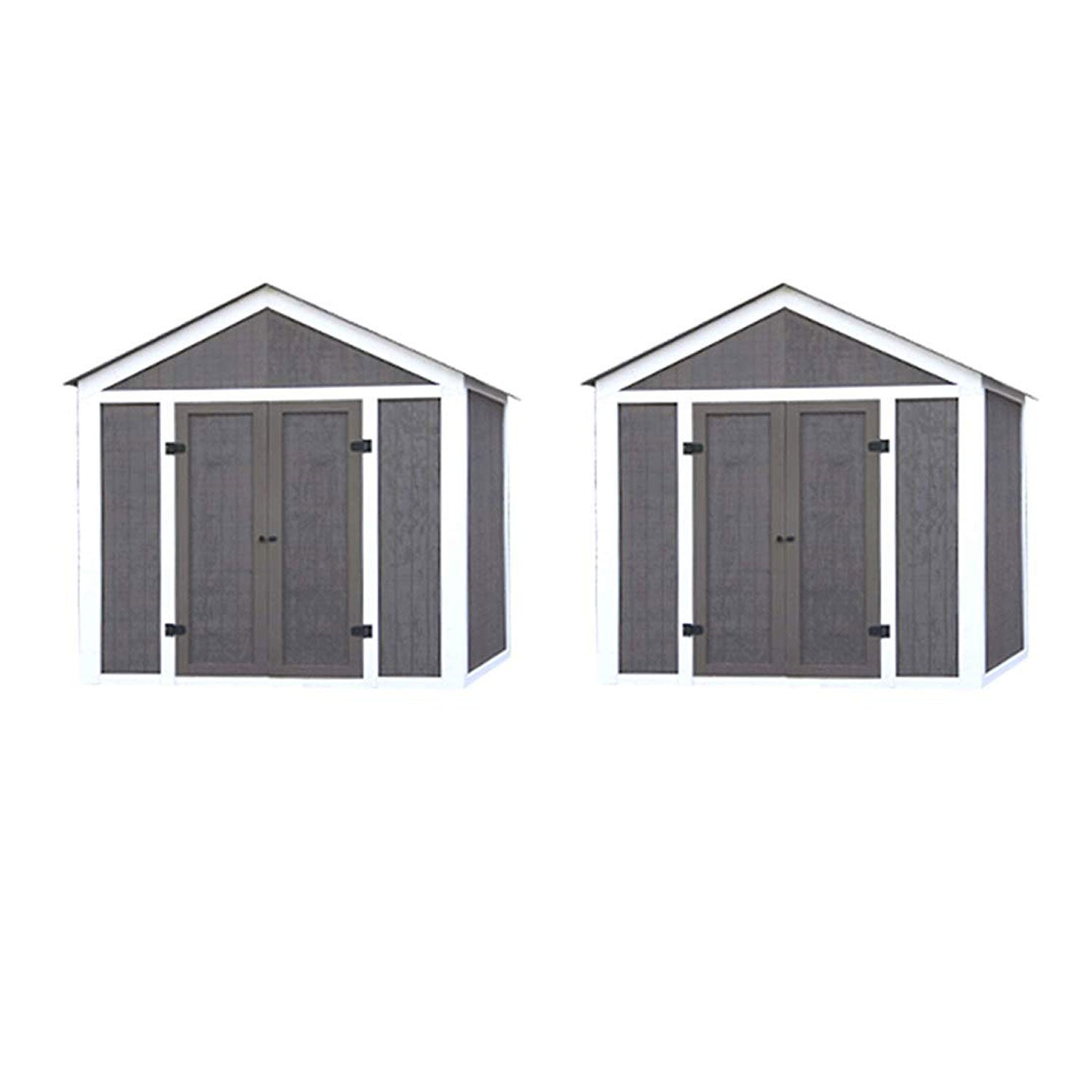 EZ Shed 3 Size Bracket Framer 7 ft x 8 ft DIY Framing Kit, Peak Style (2 Pack) - VMInnovations