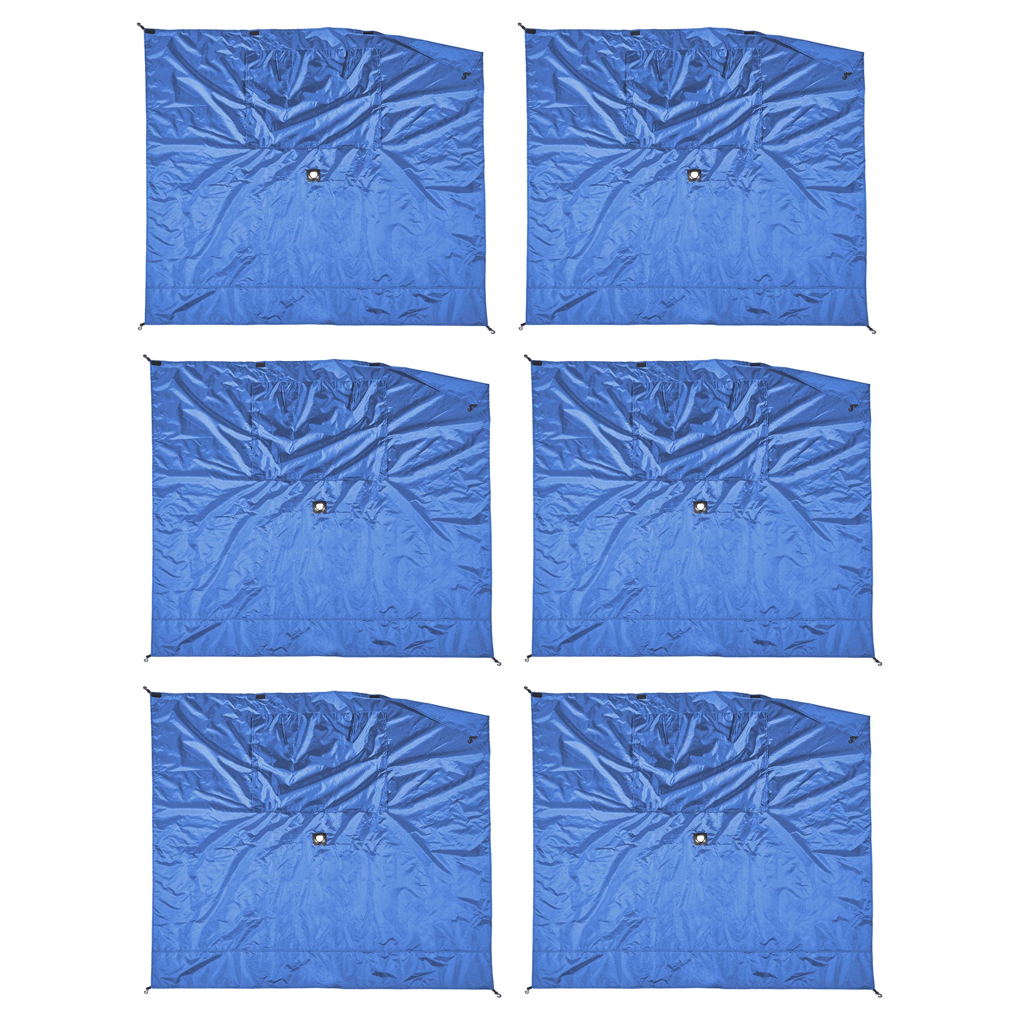 Clam Quick-Set Screen Hub Blue Fabric Wind & Sun Panels, Accessory Only (6 Pack) - VMInnovations