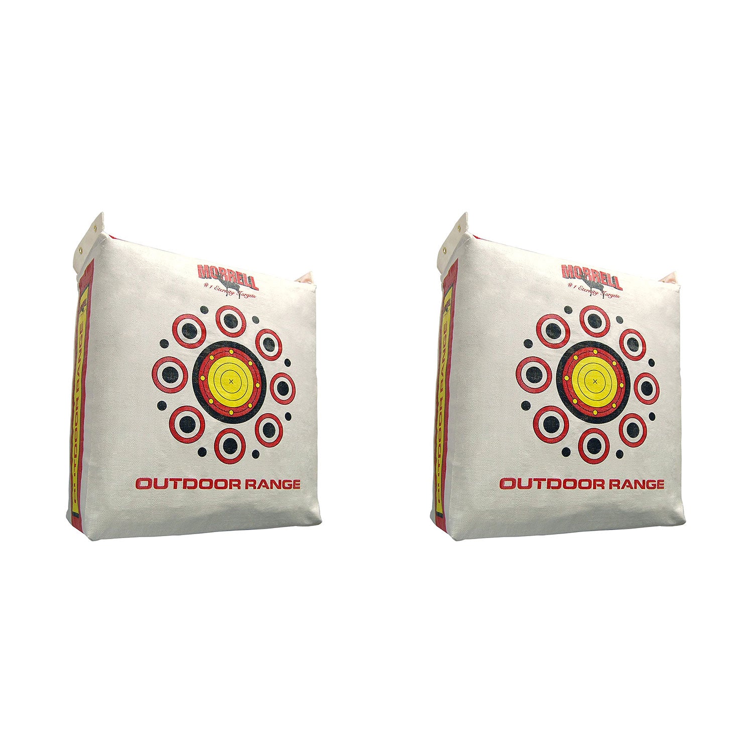 Morrell Weatherproof Range Adult Field Point Archery Bag Target, White (2 Pack) - VMInnovations