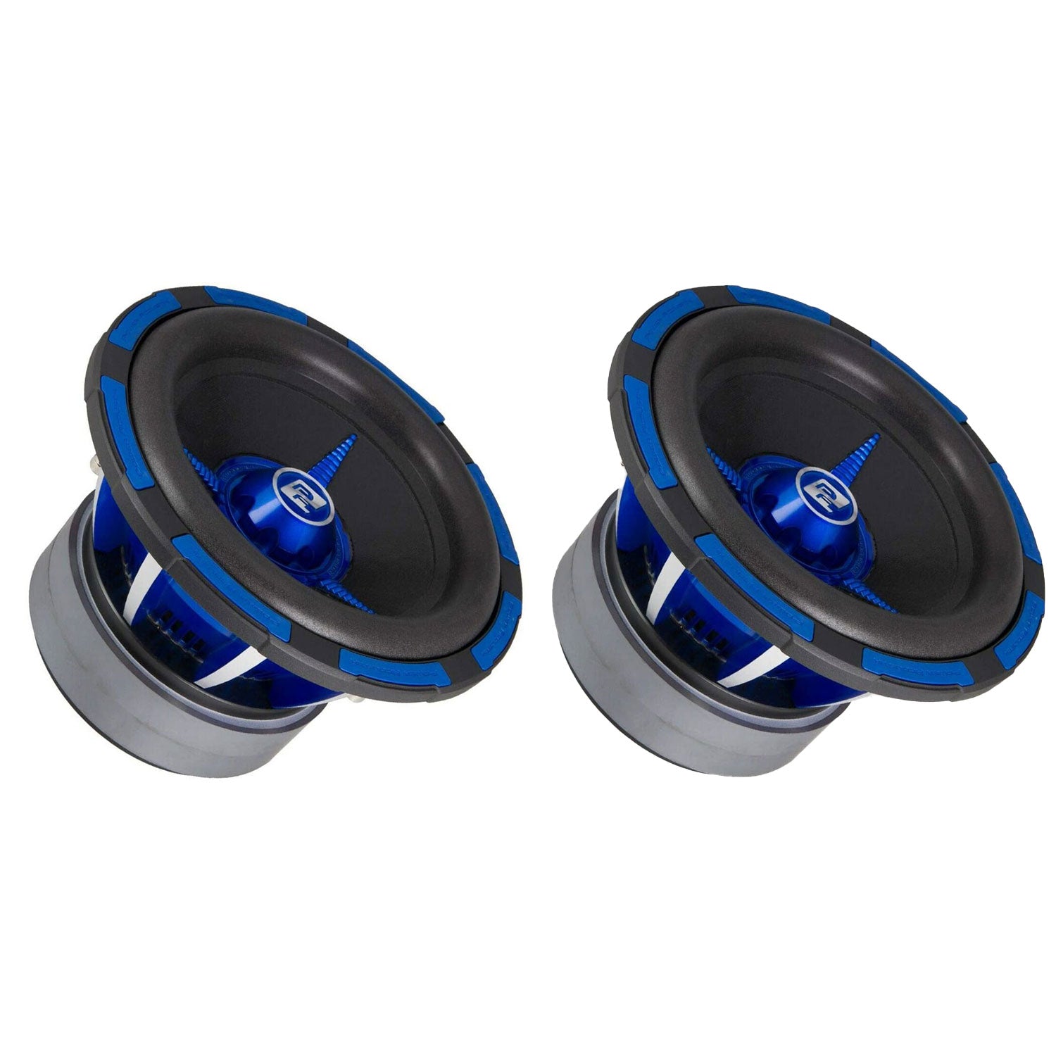 Power Acoustik MOFO Series 10 Inch 2400 Watt DVC 4 Ohm Power Subwoofer (2 Pack) - VMInnovations