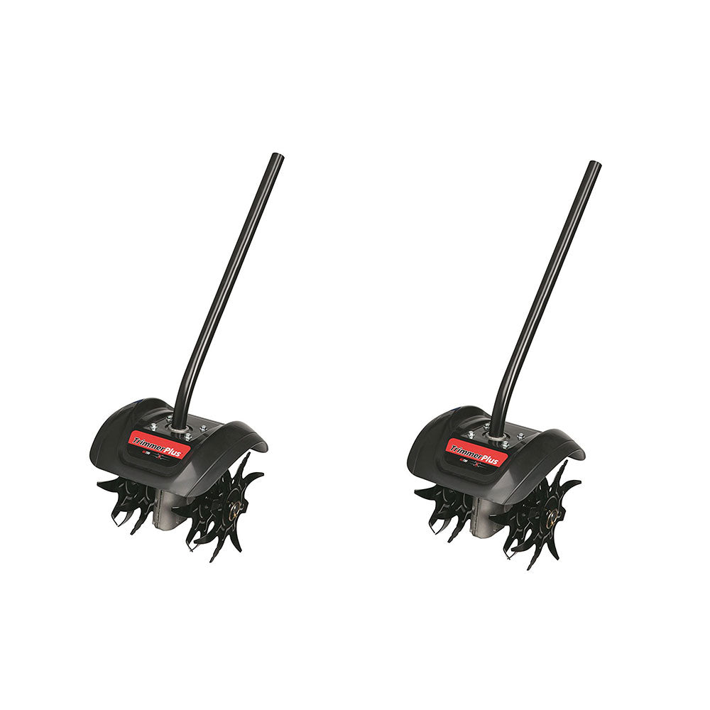 TrimmerPlus GC720 9 Inch Garden Cultivator Attachment with 4 Tines (2 Pack)