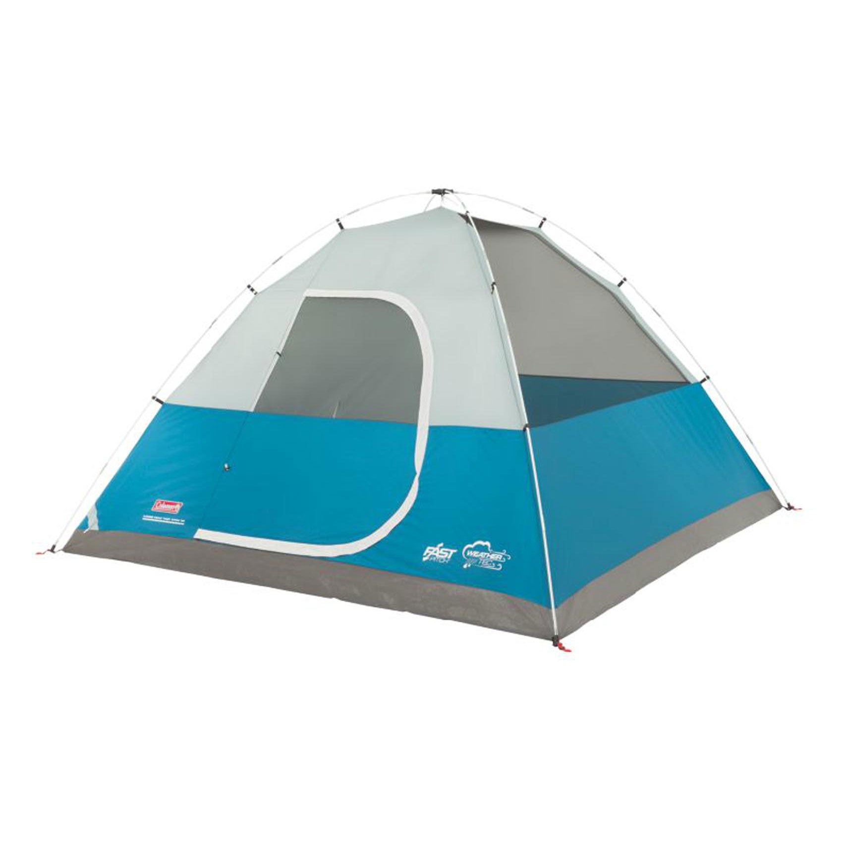 COLEMAN Longs Peak 6 Person Fast Pitch Family Camping Tent 10x10' (For Parts)