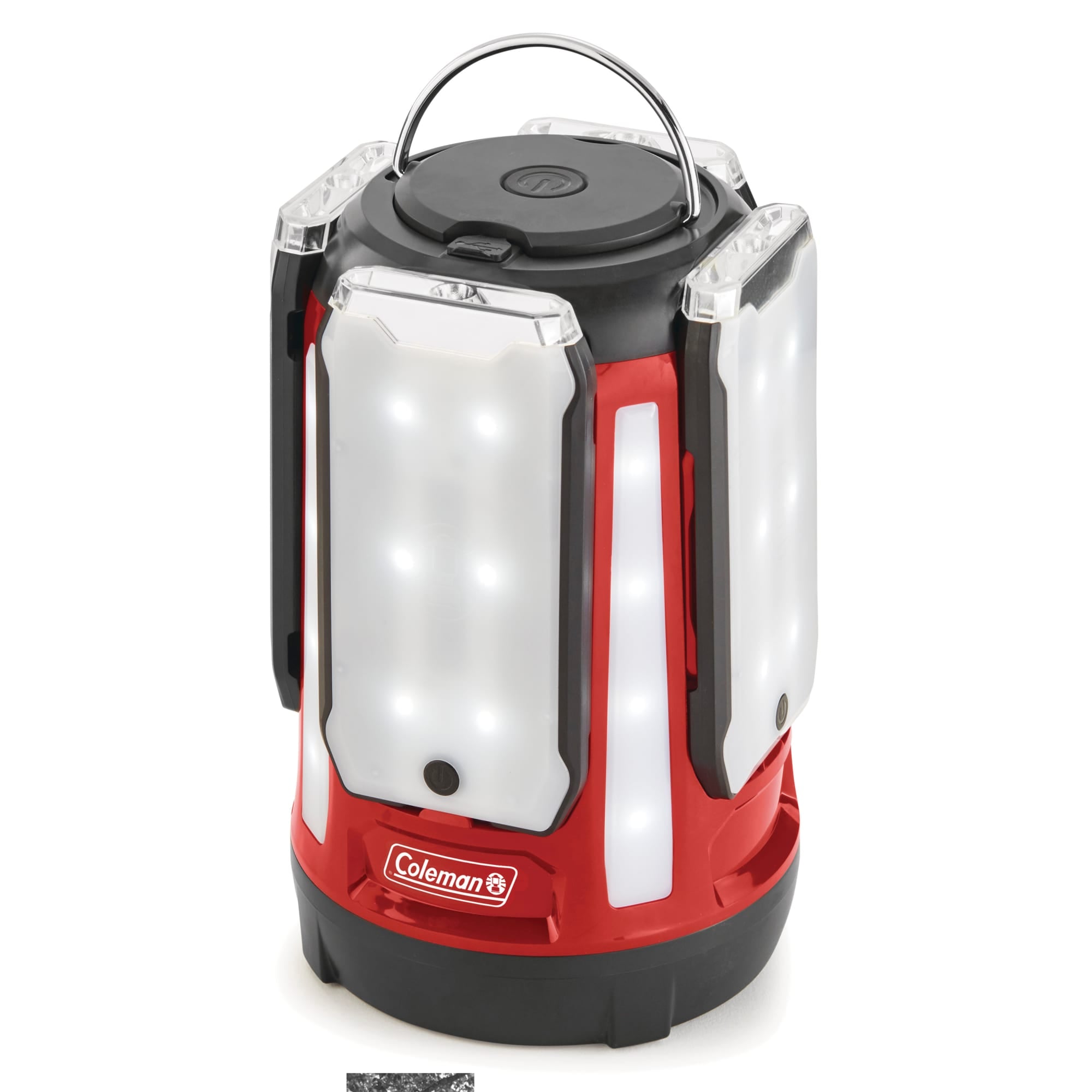 Coleman Quad Panel 800L LED Lantern, Outdoor Camping Light with 4 Panels and USB - VMInnovations