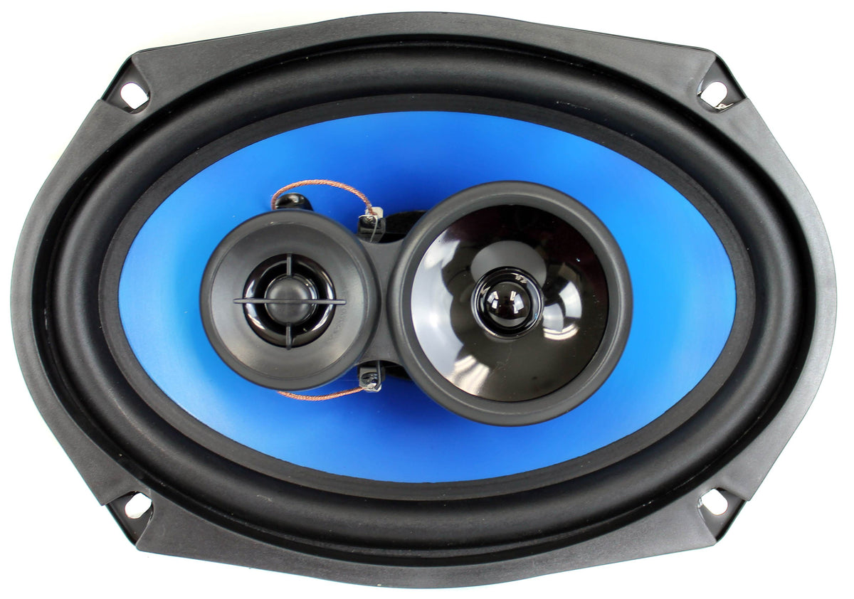 2) Q Power 6x9" 700 Watt 3-Way Car Audio Stereo Speakers Pair | QP693 (Used)