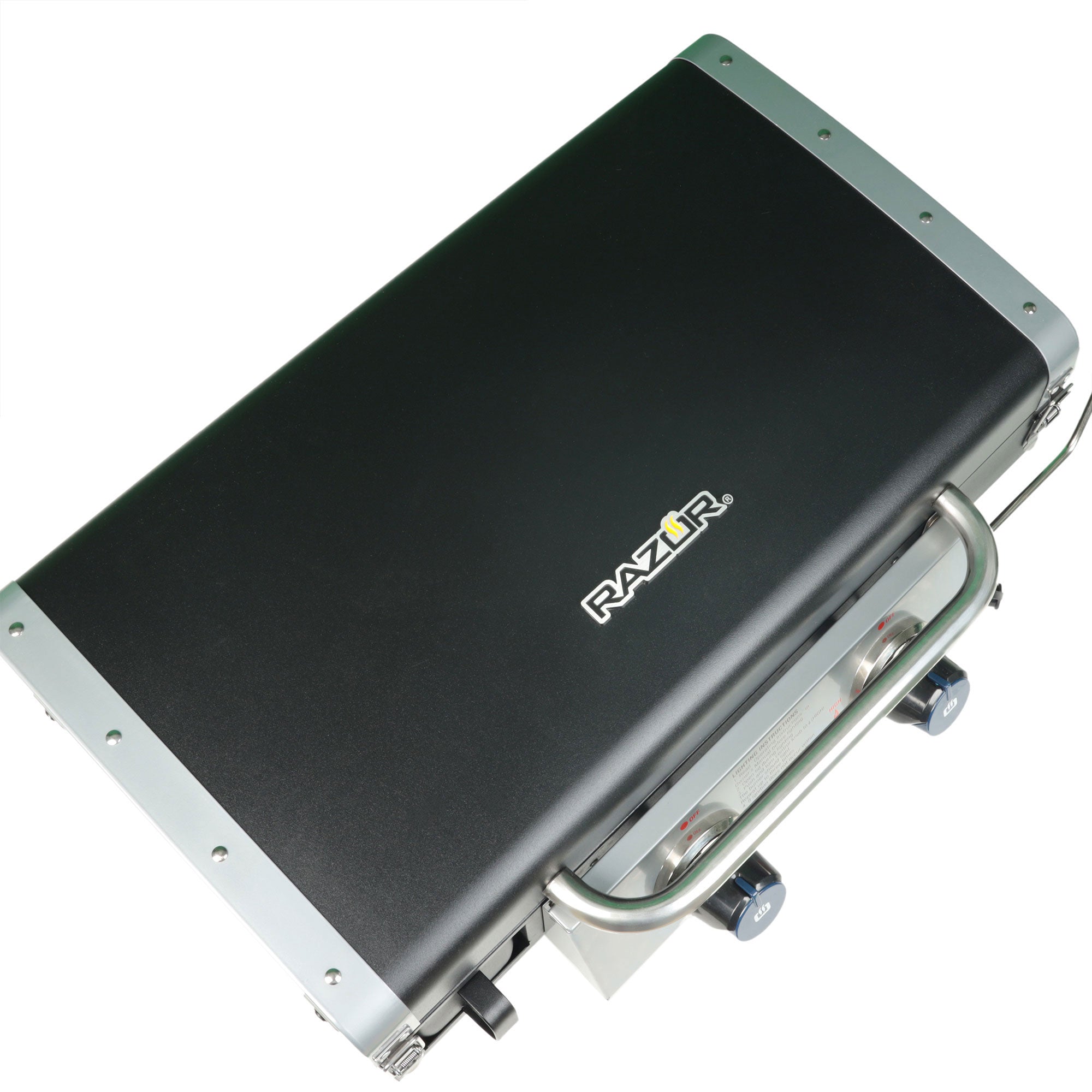 Razor Griddle 25 Inch Portable 2 Burner LP Propane Gas Grill, Steel (Used) - VMInnovations