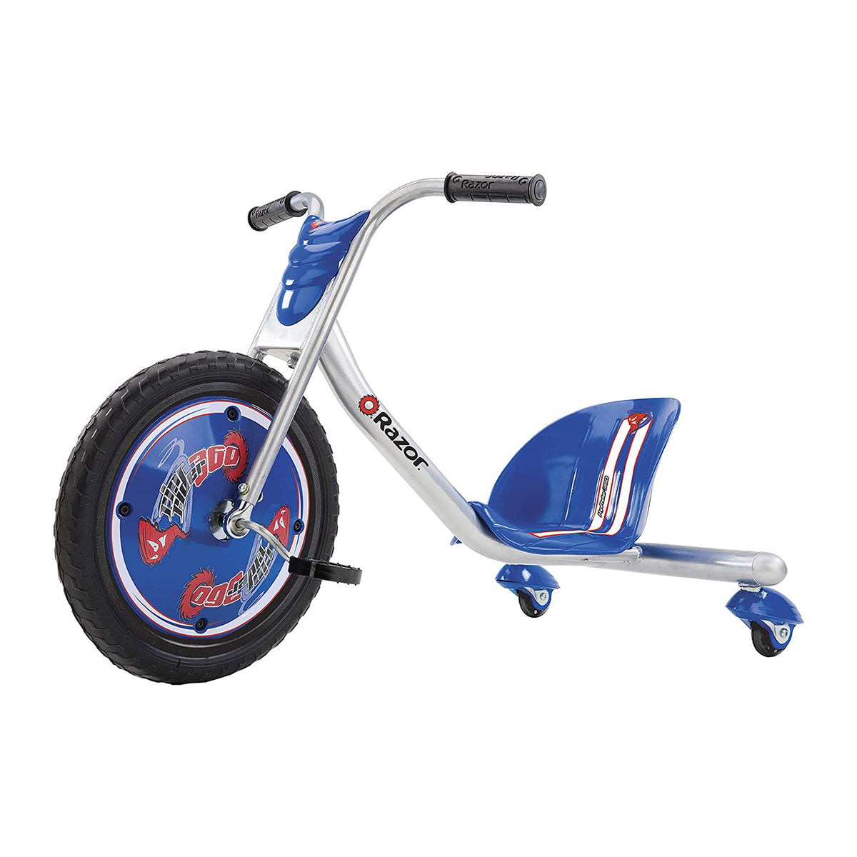 Razor Rip Rider 360 Drifting Ride On Big Wheel Tricycle, Kids Ages 5 & Up, Blue