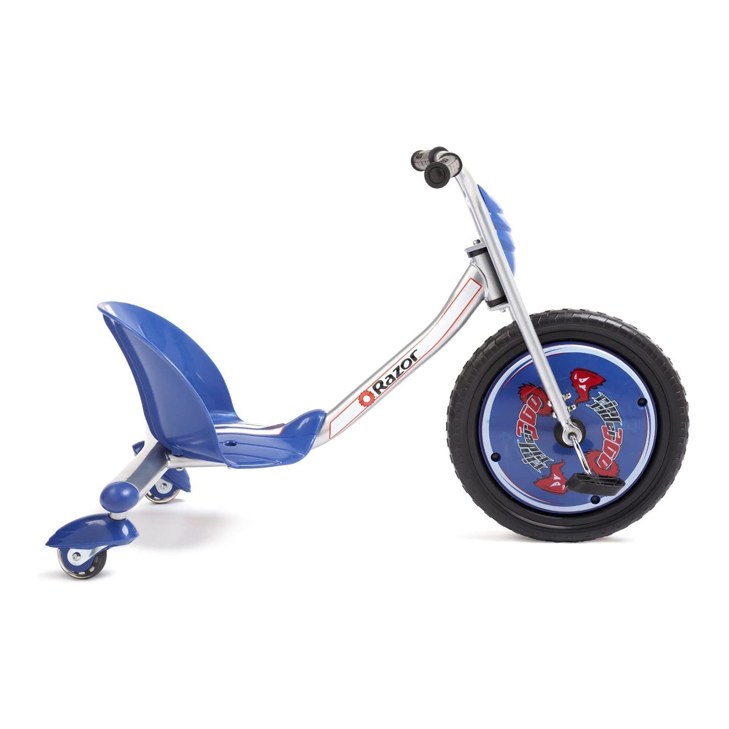 Razor Rip Rider 360 Drifting Ride On Big Wheel Tricycle, Kids Ages 5 & Up, Blue