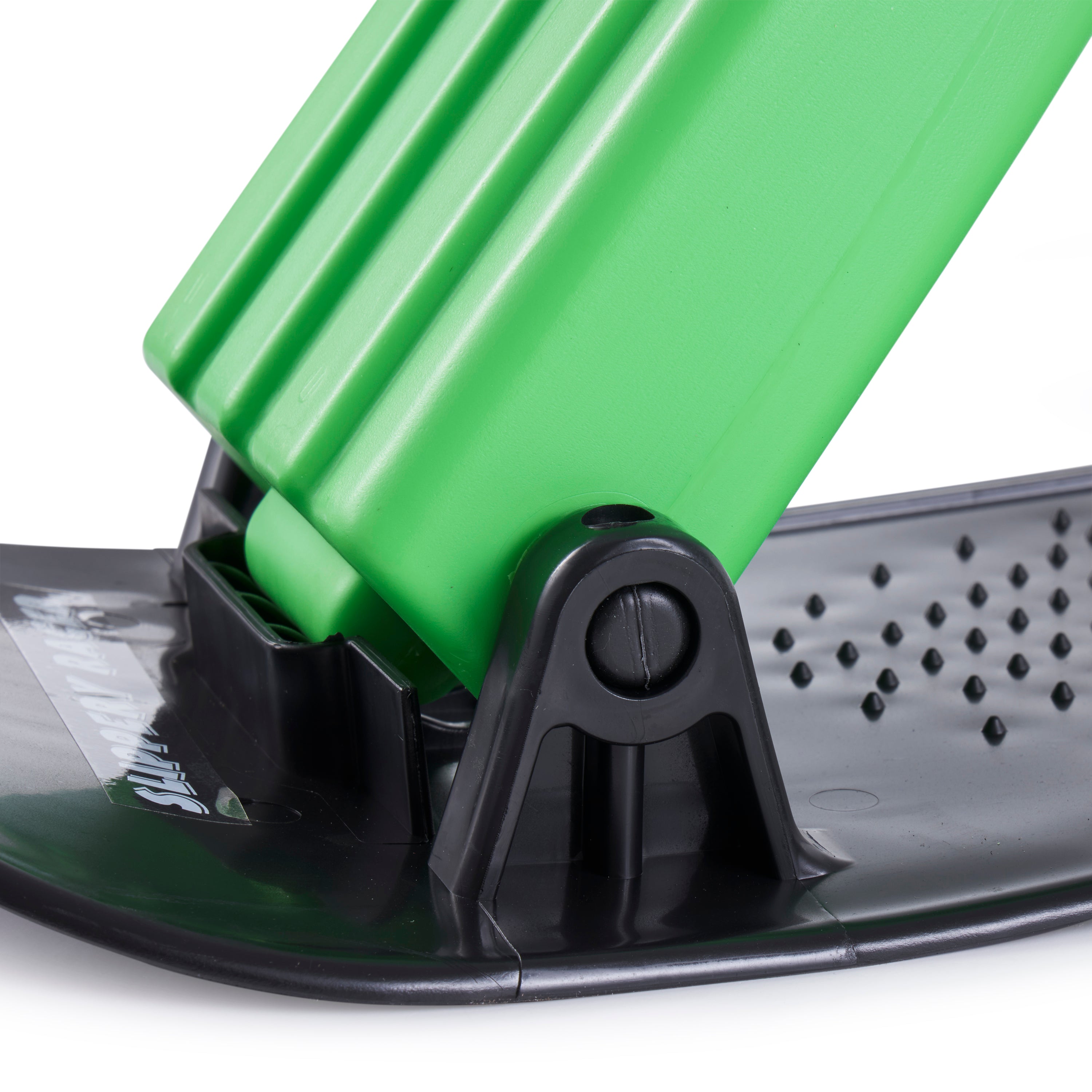 Slippery Racer Kid Foldable Winter Ski Scooter Snow Sled, Green (Open Box) - VMInnovations