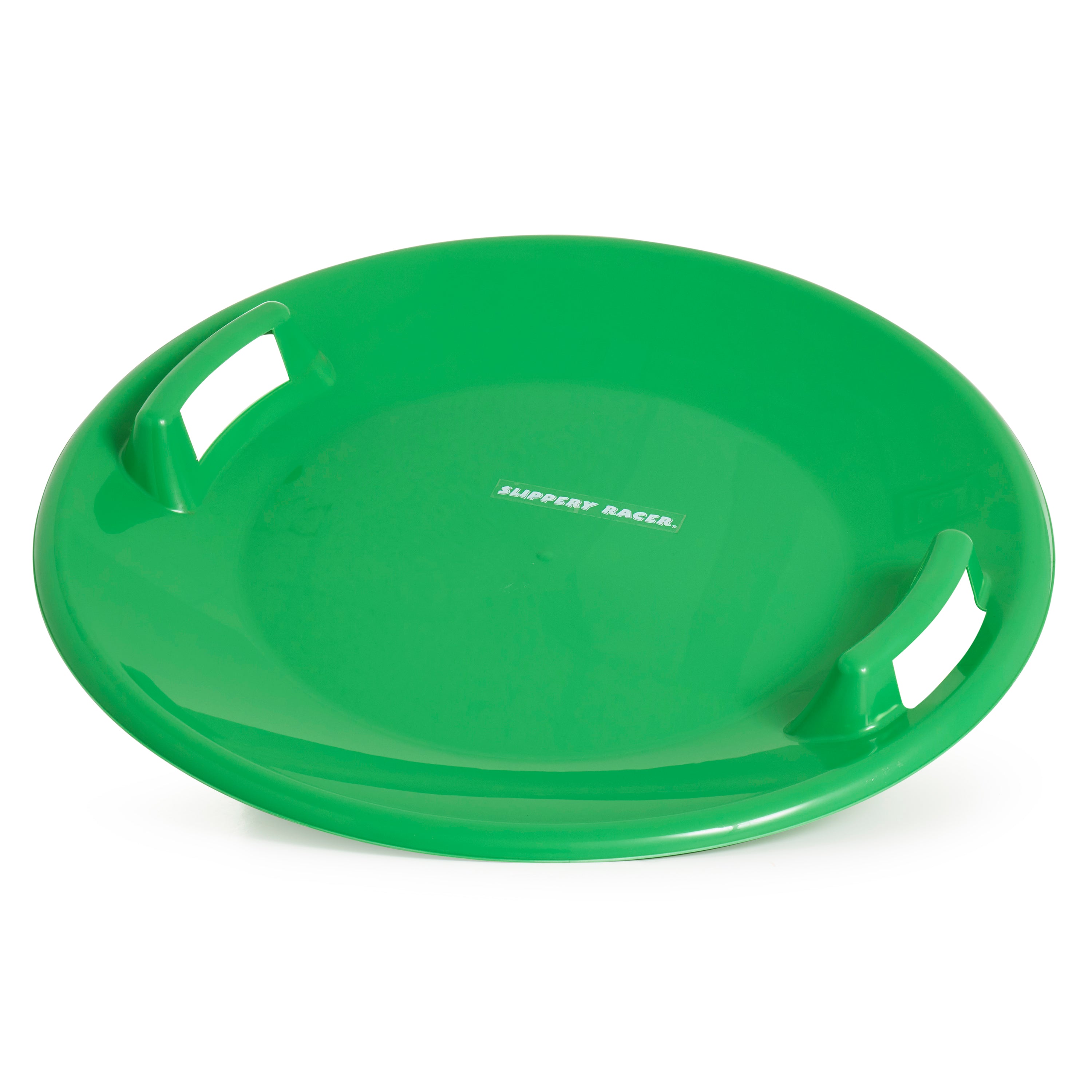 Slippery Racer Pro Adults and Kids Plastic Saucer Disc Snow Sled (Open Box) - VMInnovations