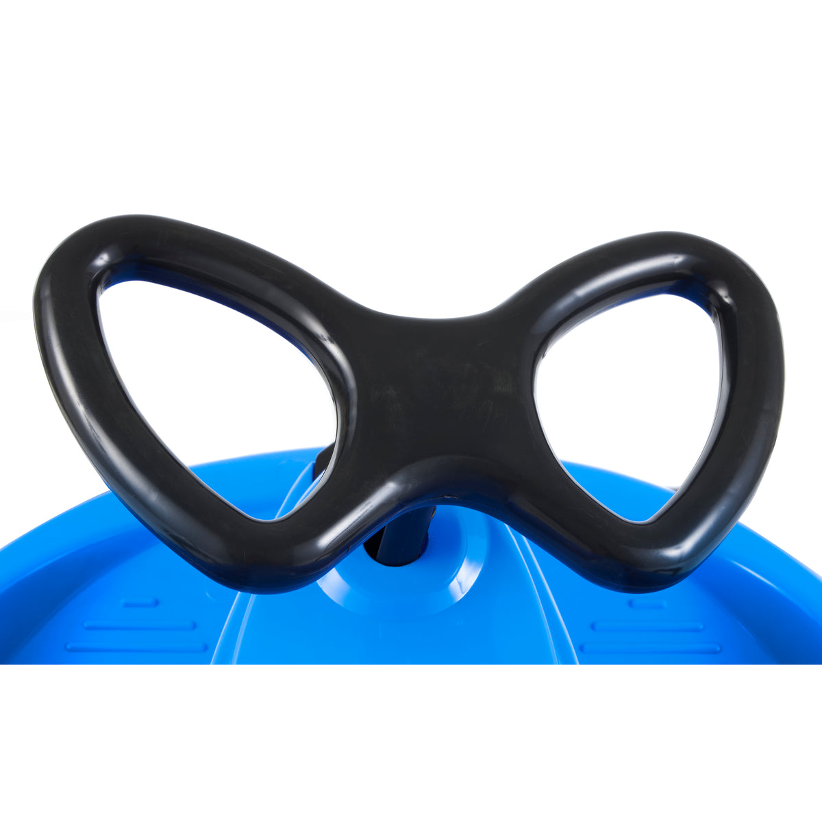 Slippery Racer Downhill Derby Kids Toddler Steerable Plastic Snow Sled, Blue