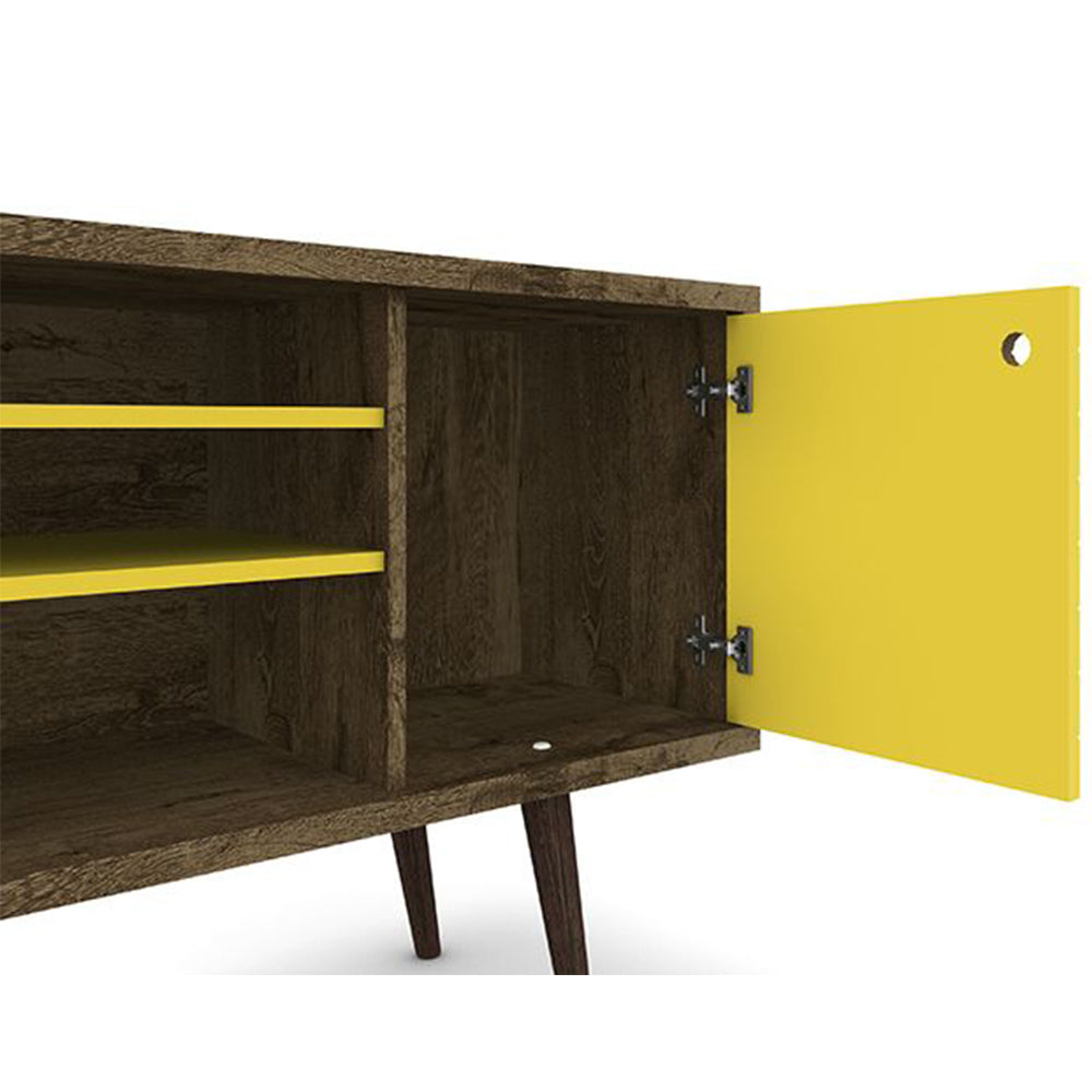 Manhattan Comfort Liberty 53.14 In Wood TV Stand with Legs (Open Box)