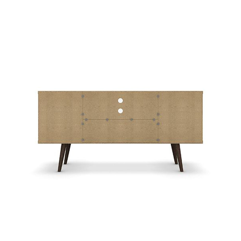 Manhattan Comfort Liberty 53.14 In Wood TV Stand with Legs (Open Box)