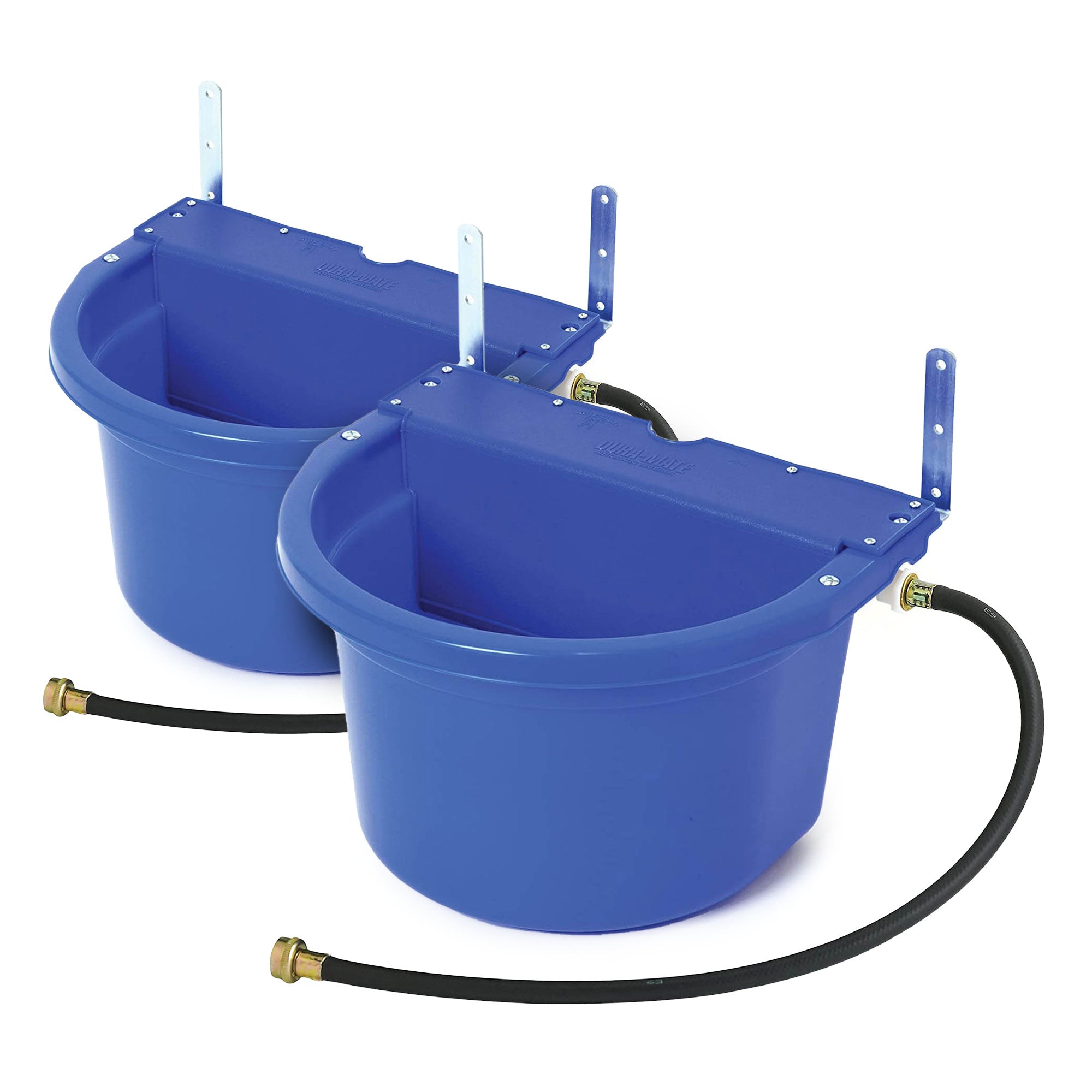 Little Giant FW16BLUE 4 Gal Auto Float Controlled Waterer Livestock (2 Pack) - VMInnovations