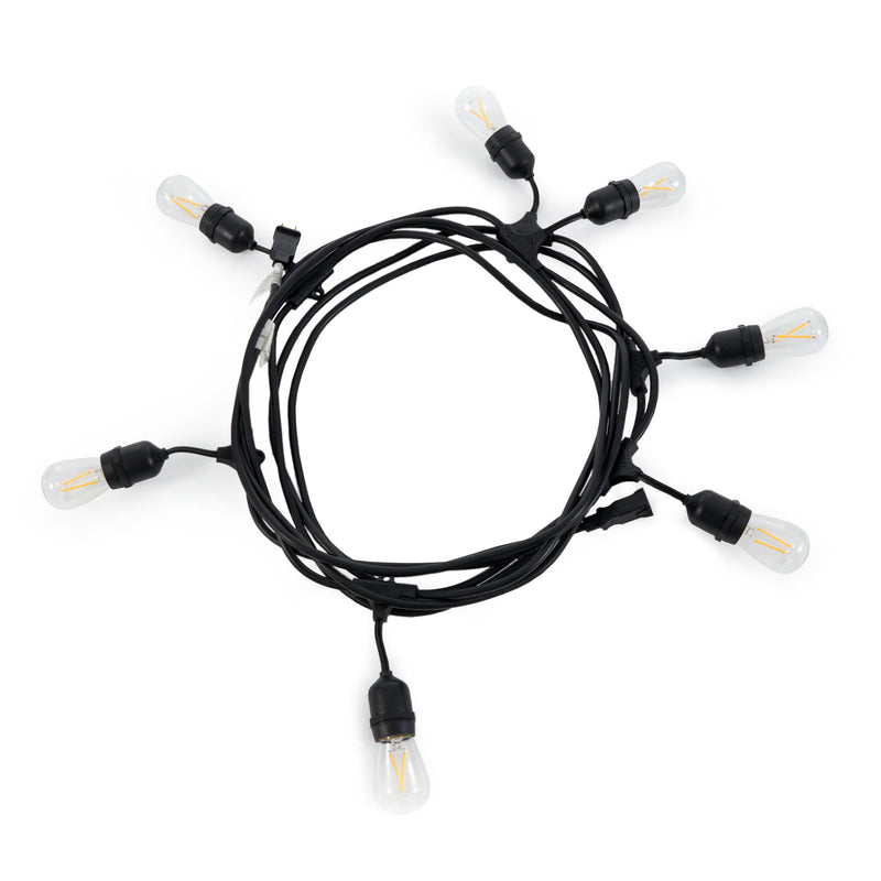 Brightech Ambience Pro Edison Black LED Waterproof String Lights, 24 Ft. (Used)