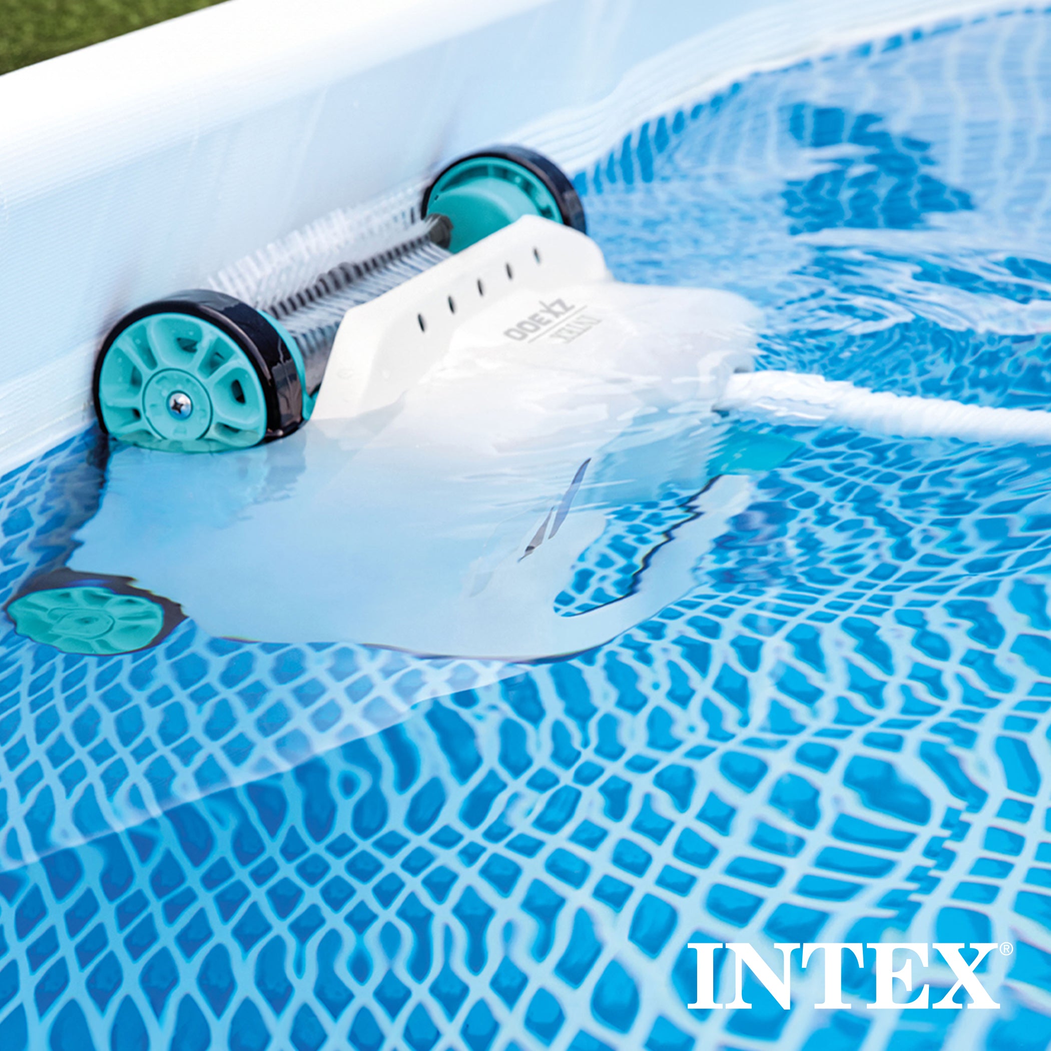 Intex Ultra XTR 18' x 52" Above Ground Outdoor Pool Set with Pump & Robot Vacuum