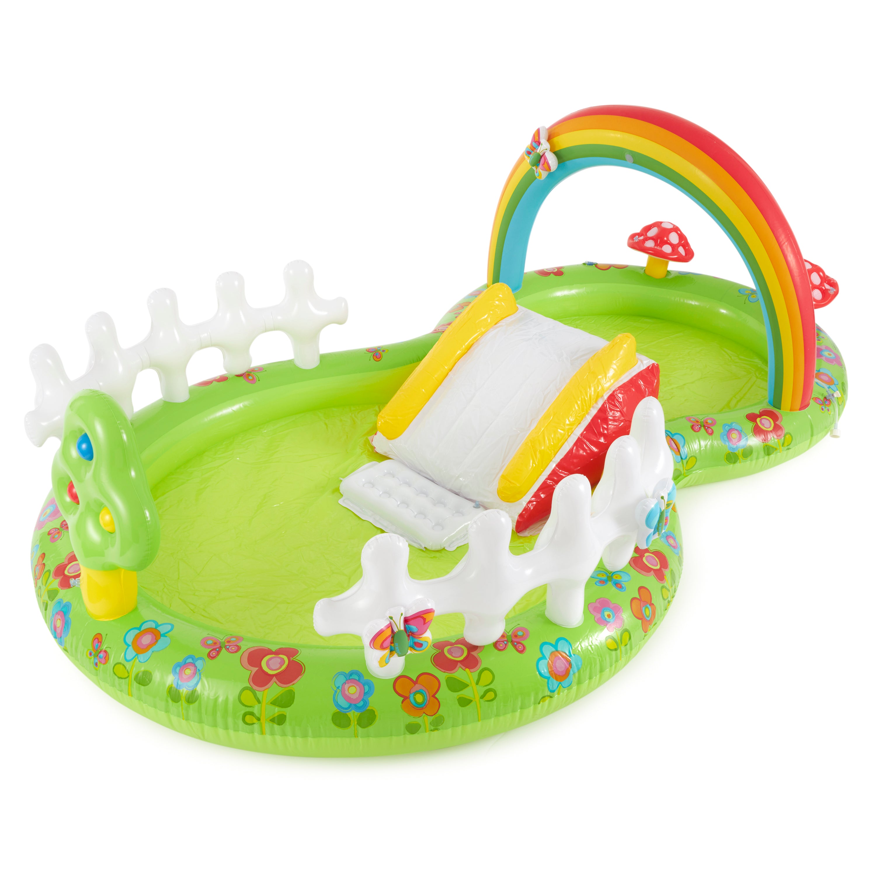Intex 57154EP Inflatable My Garden Water Filled Play Center w/ Slide (Open Box) - VMInnovations
