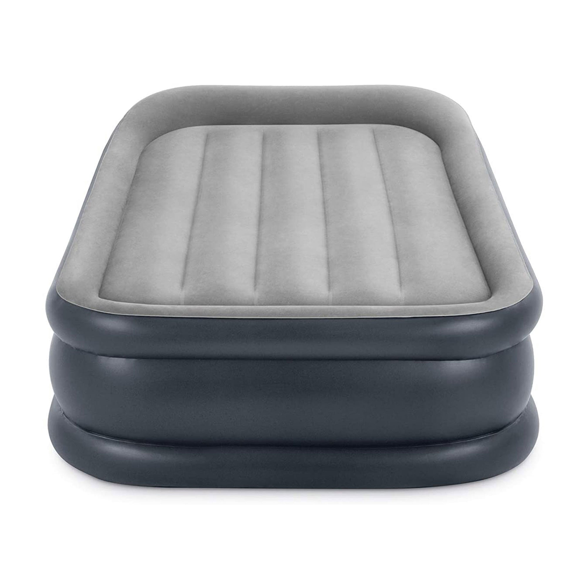 Intex Dura Beam Deluxe Pillow Raised Airbed with Built In Pump, Twin (Used)