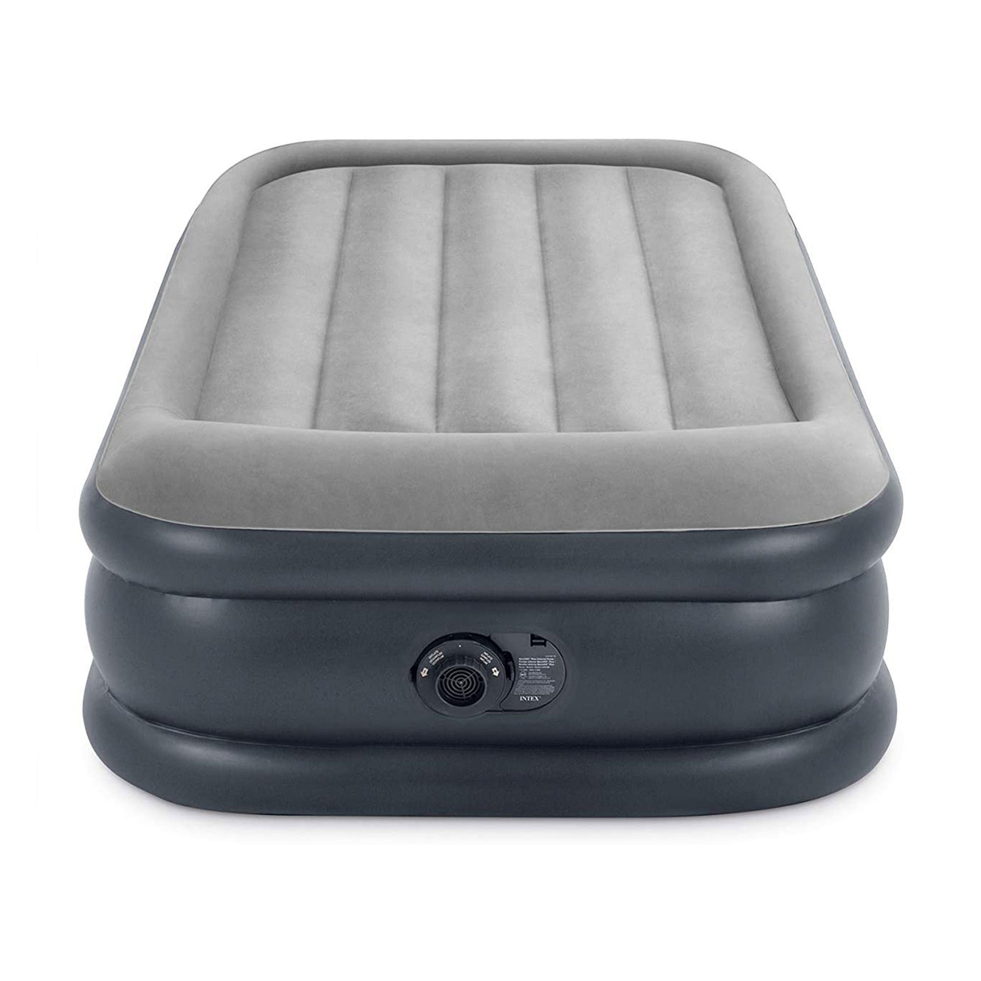 Intex Dura Beam Deluxe Pillow Bed with Built In Pump, Twin(Open Box) - VMInnovations