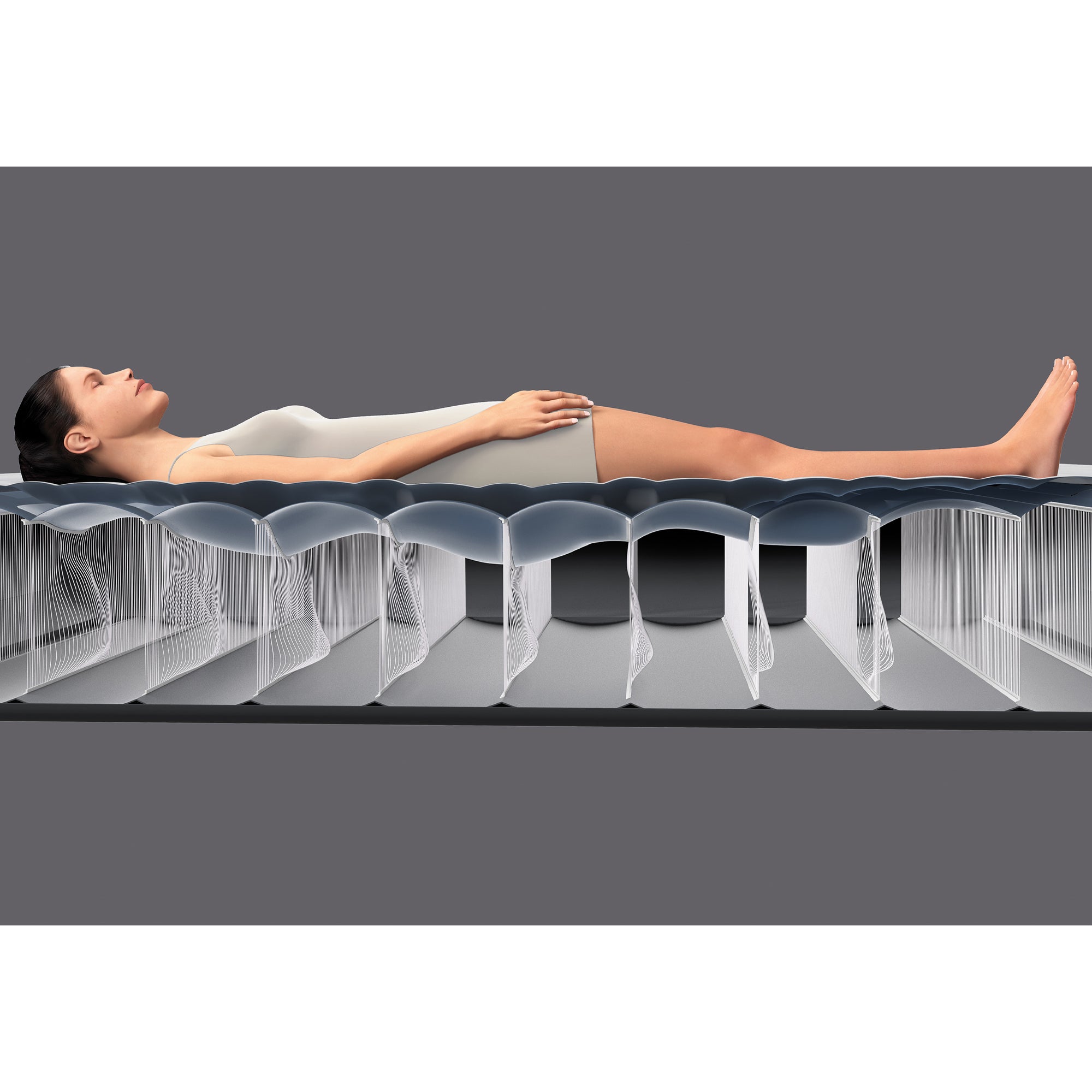 Intex PremAire I Fiber-Tech Air Mattress Bed with Built-In Pump, Twin (Used) - VMInnovations
