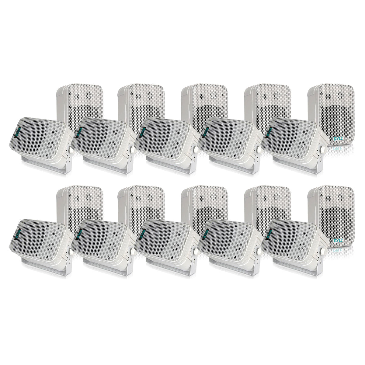 Pyle PDWR40W 5.25" Indoor/Outdoor Waterproof Home Theater Speakers (10 Pack)