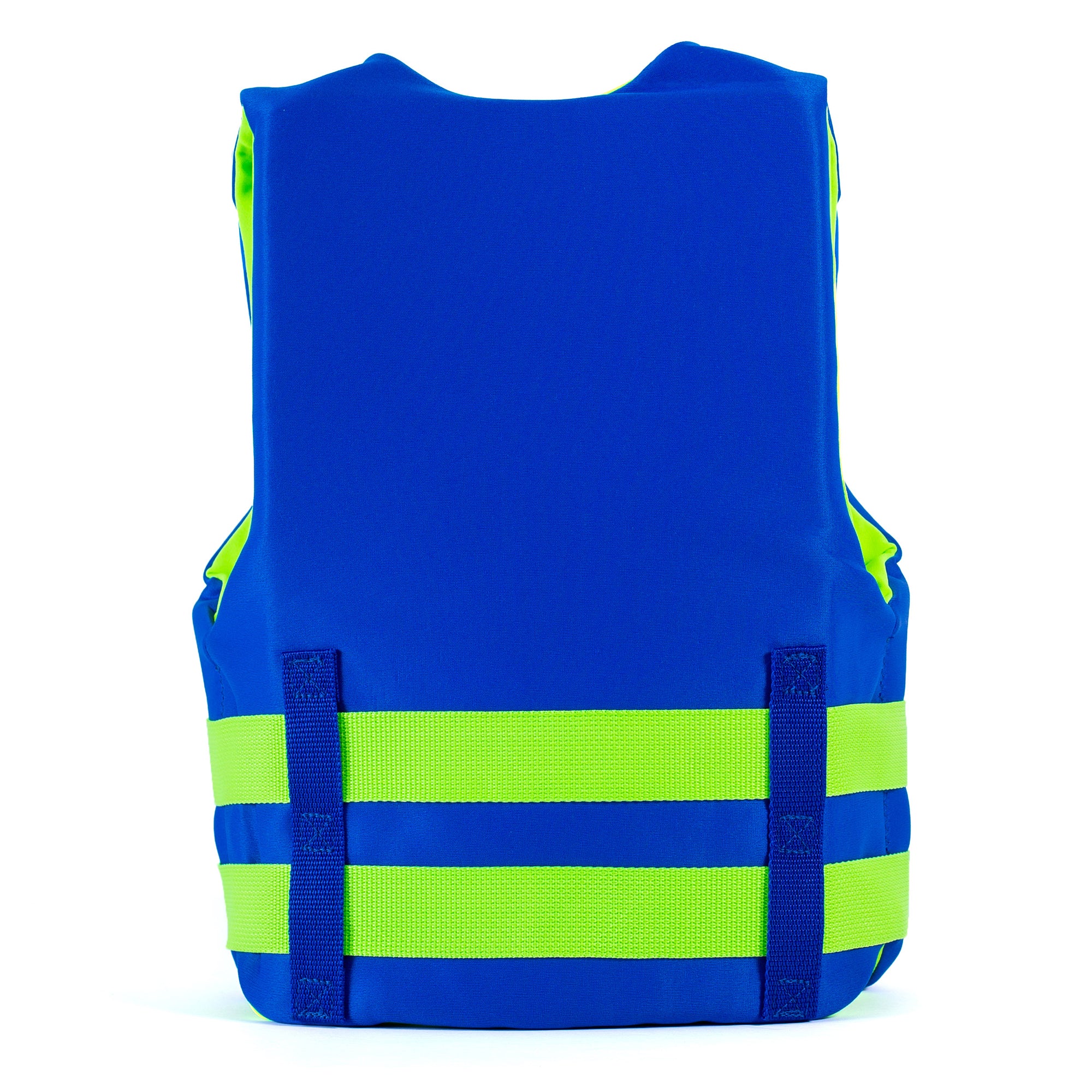 O'Brien BioLite Traditional Youth USCG Safety Vest Life Jacket, Blue/Lime Green - VMInnovations