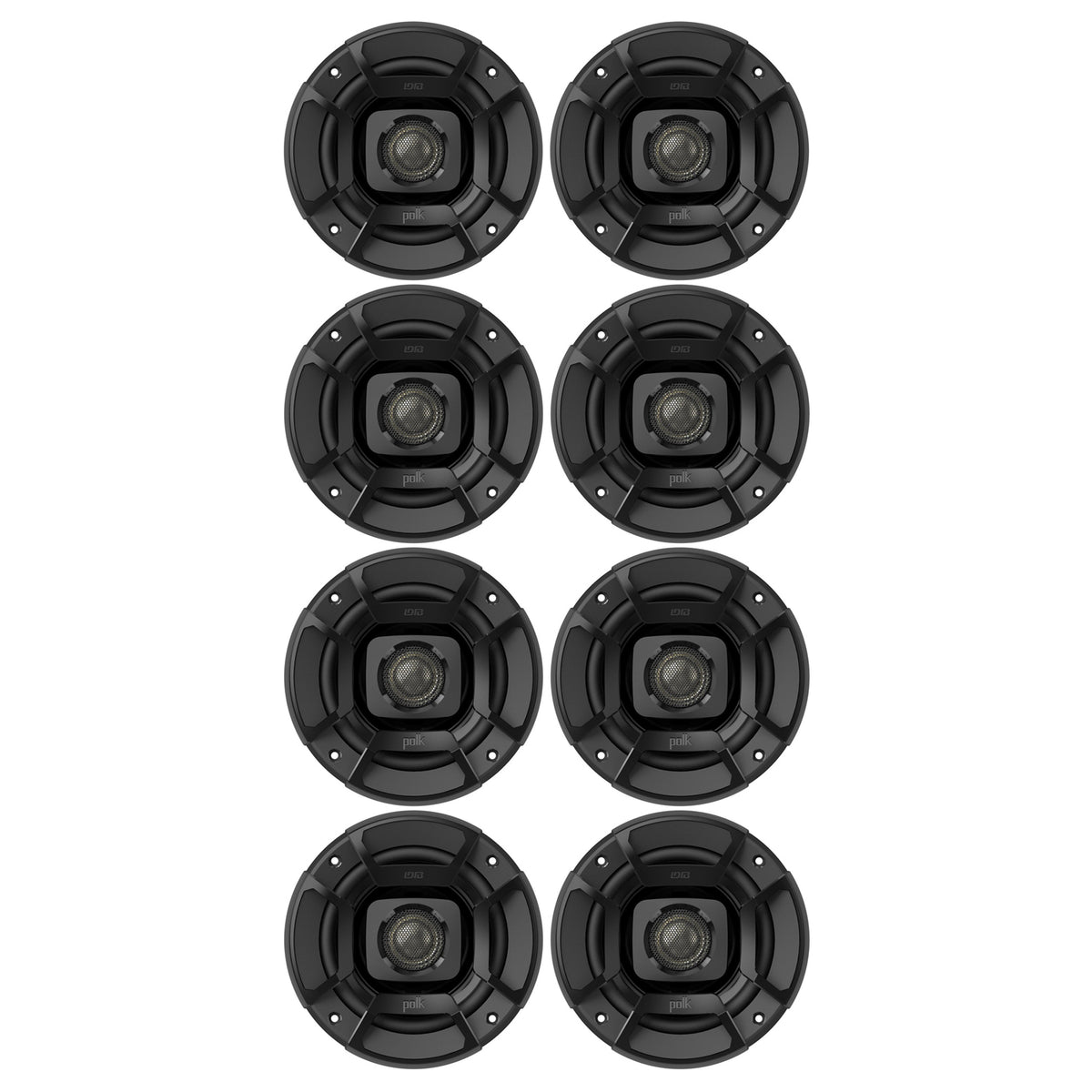 Polk Audio 5.25 Inch 300 Watt 2 Way Car/Marine ATV Stereo Speakers (4 Pack)