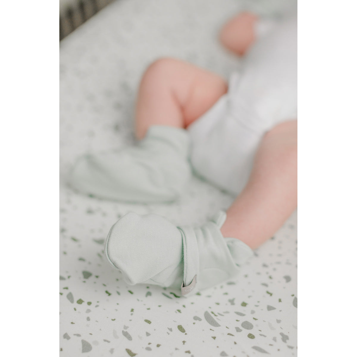 Goumikids Soft Organic Stay On Baby Boots Infant Booties Shoes, 0-3M Succulent - VMInnovations