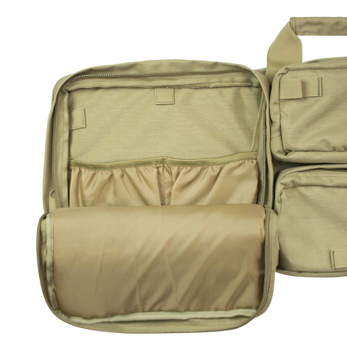 Elkton Outdoors ELK-RIFB-TAN Tactical Rifle Drag Bag w/ Optional Backpack Straps - VMInnovations