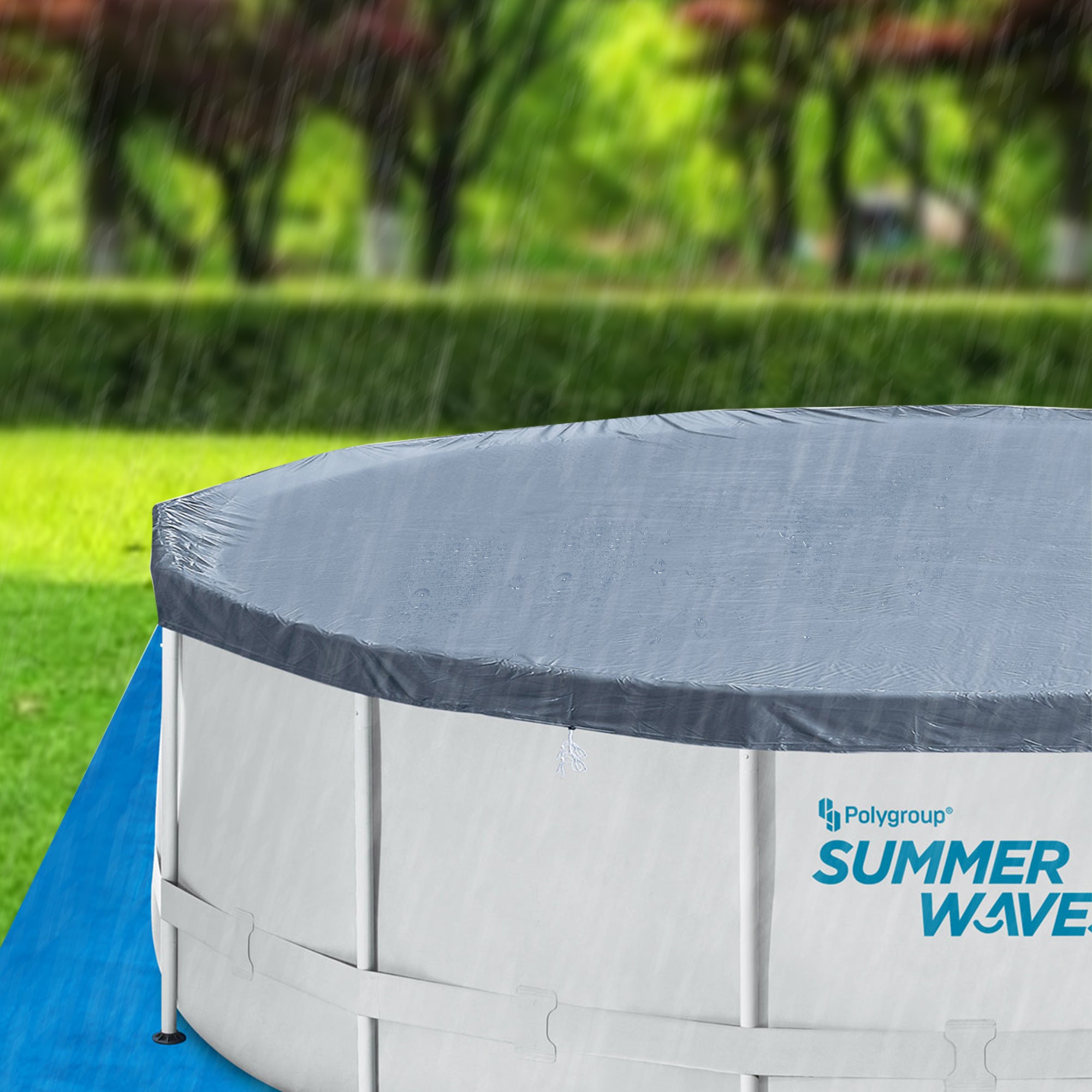 Summer Waves Elite 18ft x 48in Metal Frame Pool Set w/ Filter Pump (Open Box)