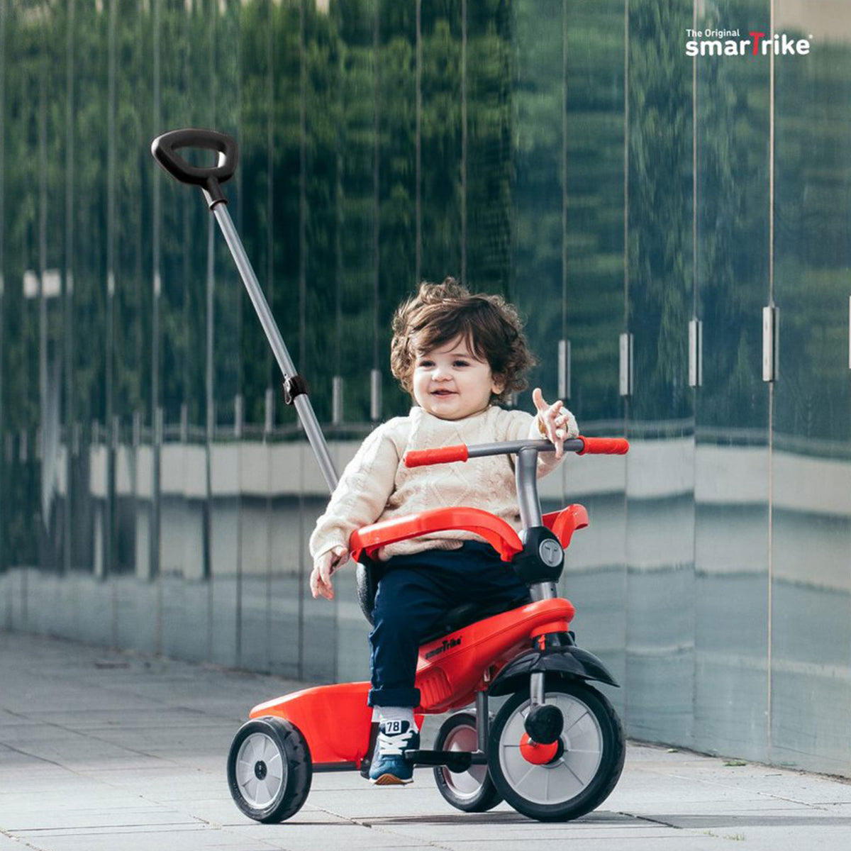 smarTrike Breeze Baby Toddler Tricycle for 15 to 36 Months, Red (Damaged)