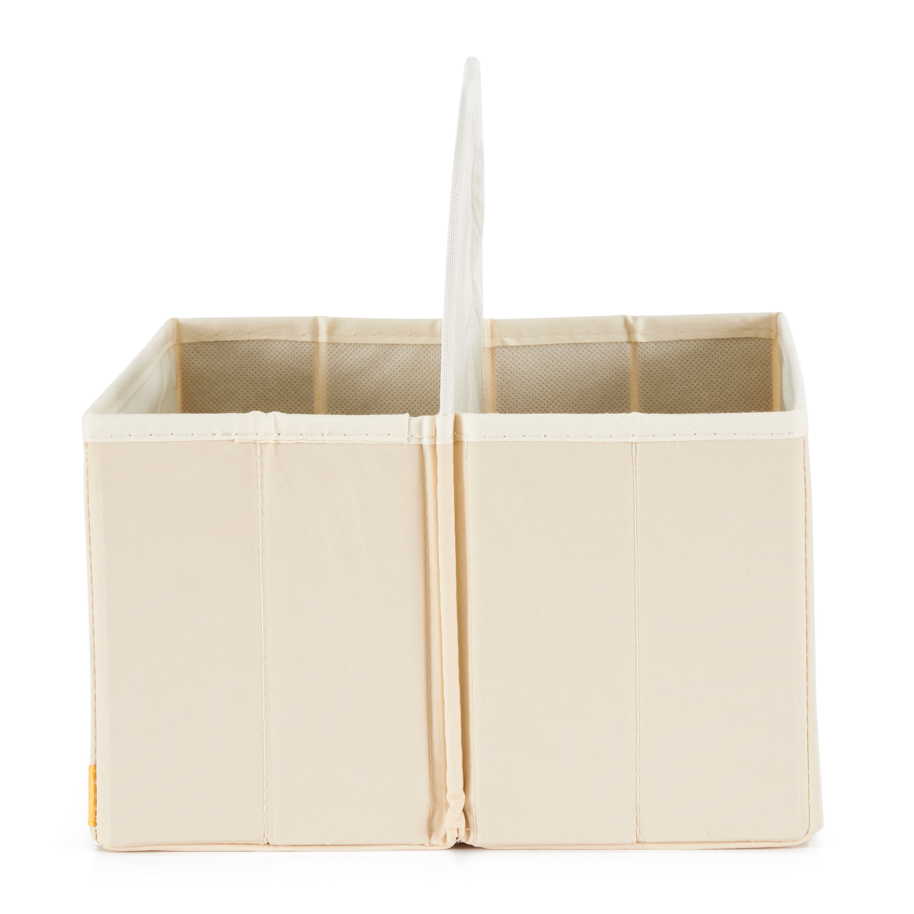 3 Sprouts Polyester Diaper Caddy and Foldable Storage Cube Box Toy Bin, Hedgehog