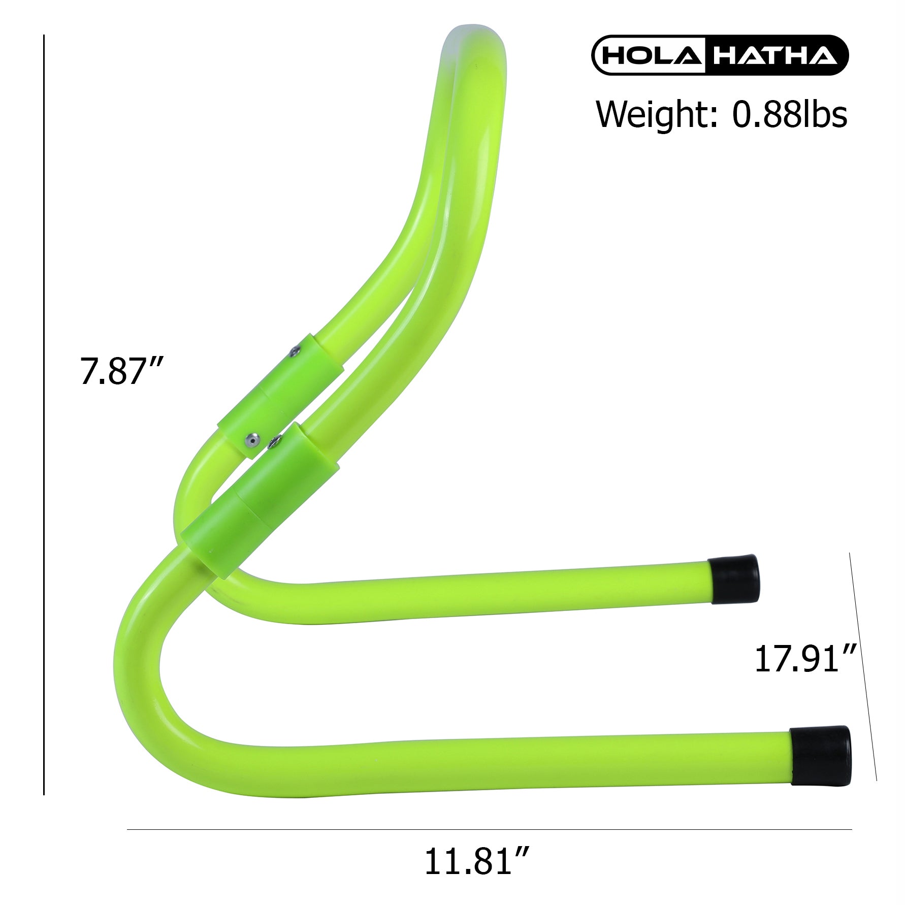 HolaHatha Adjustable Height Speed Training Hurdle for Fitness Workout (Open Box) - VMInnovations