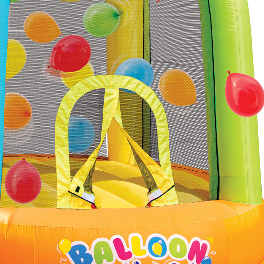 Banzai Inflatable Balloon Bounce House Activity Play Center with 20 Balloons - VMInnovations