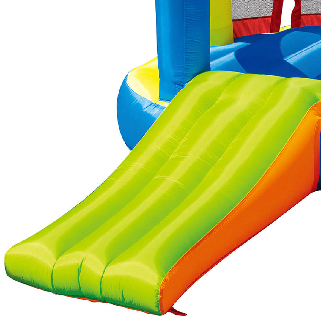Banzai Jump 'N Slide Bouncer Inflatable Outdoor Backyard Bouncy House Castle - VMInnovations