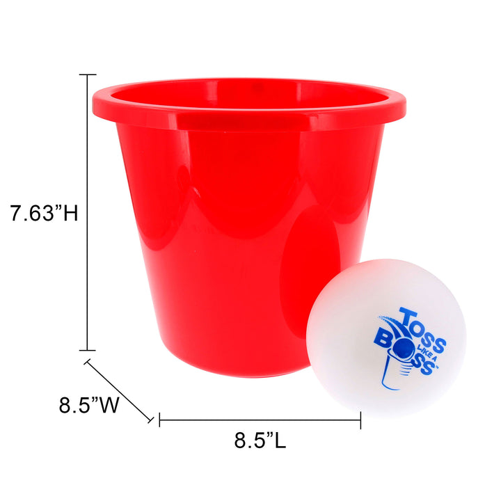 Banzai Toss Like A Boss Outdoor Giant Pong Lawn Game with Drawstring Carry Bag - VMInnovations