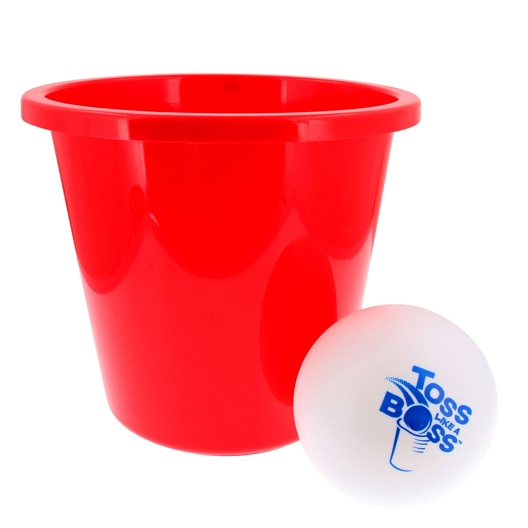 Banzai Toss Like A Boss Outdoor Giant Pong Lawn Game with Drawstring Carry Bag - VMInnovations