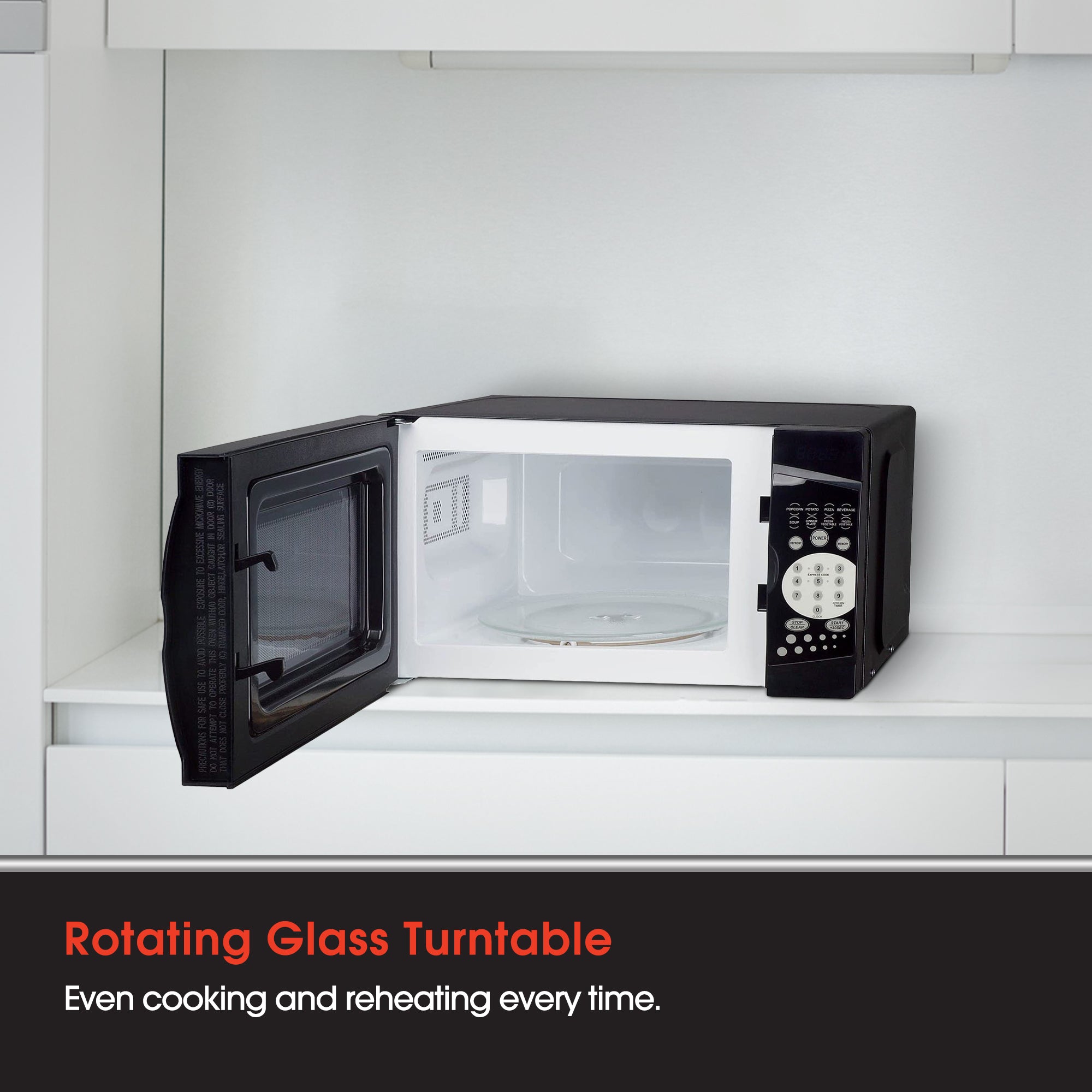 Magic Chef 700 Watt 0.7 Cubic Feet Digital Microwave (Certified Refurbished) - VMInnovations