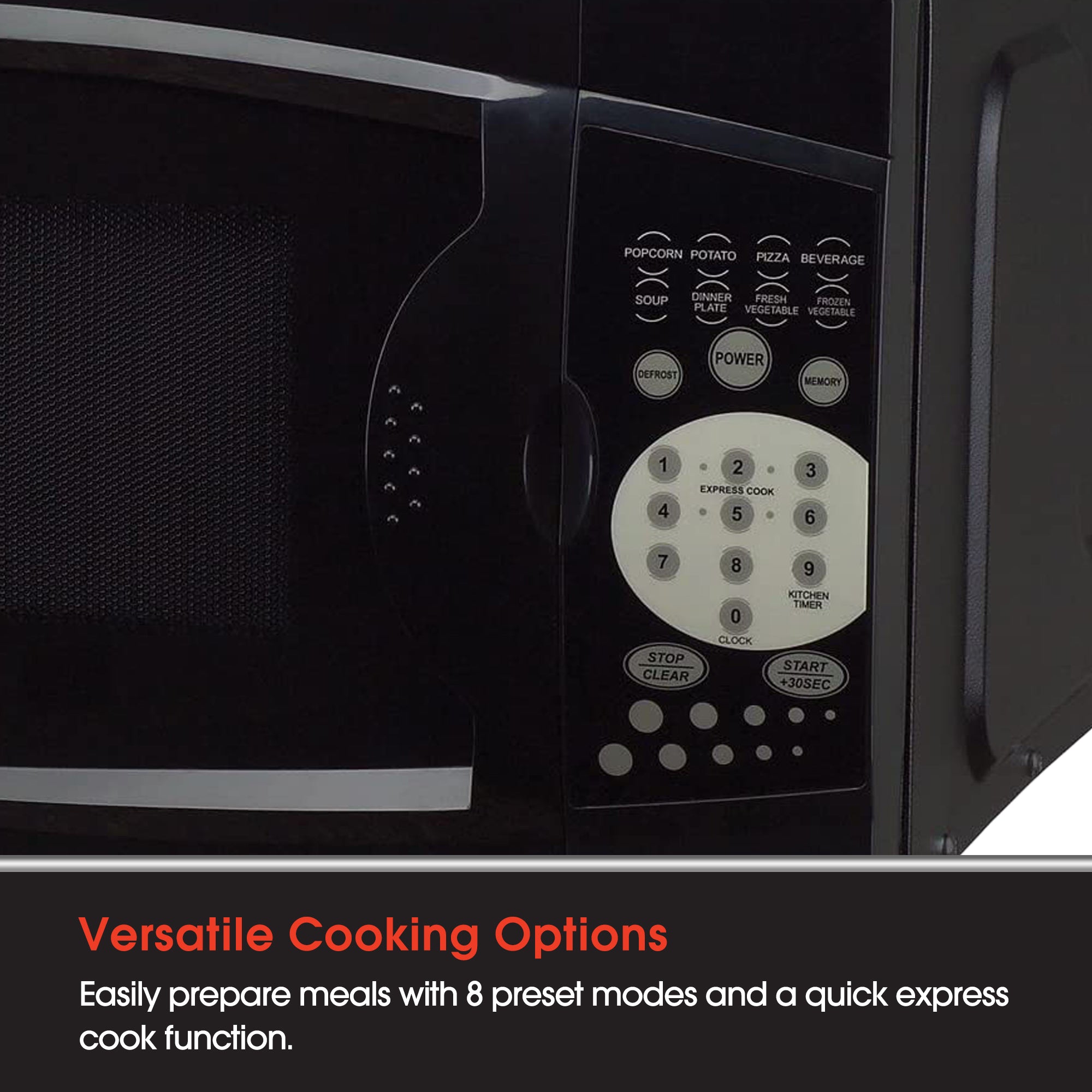 Magic Chef 700 Watt 0.7 Cubic Feet Digital Microwave (Certified Refurbished) - VMInnovations