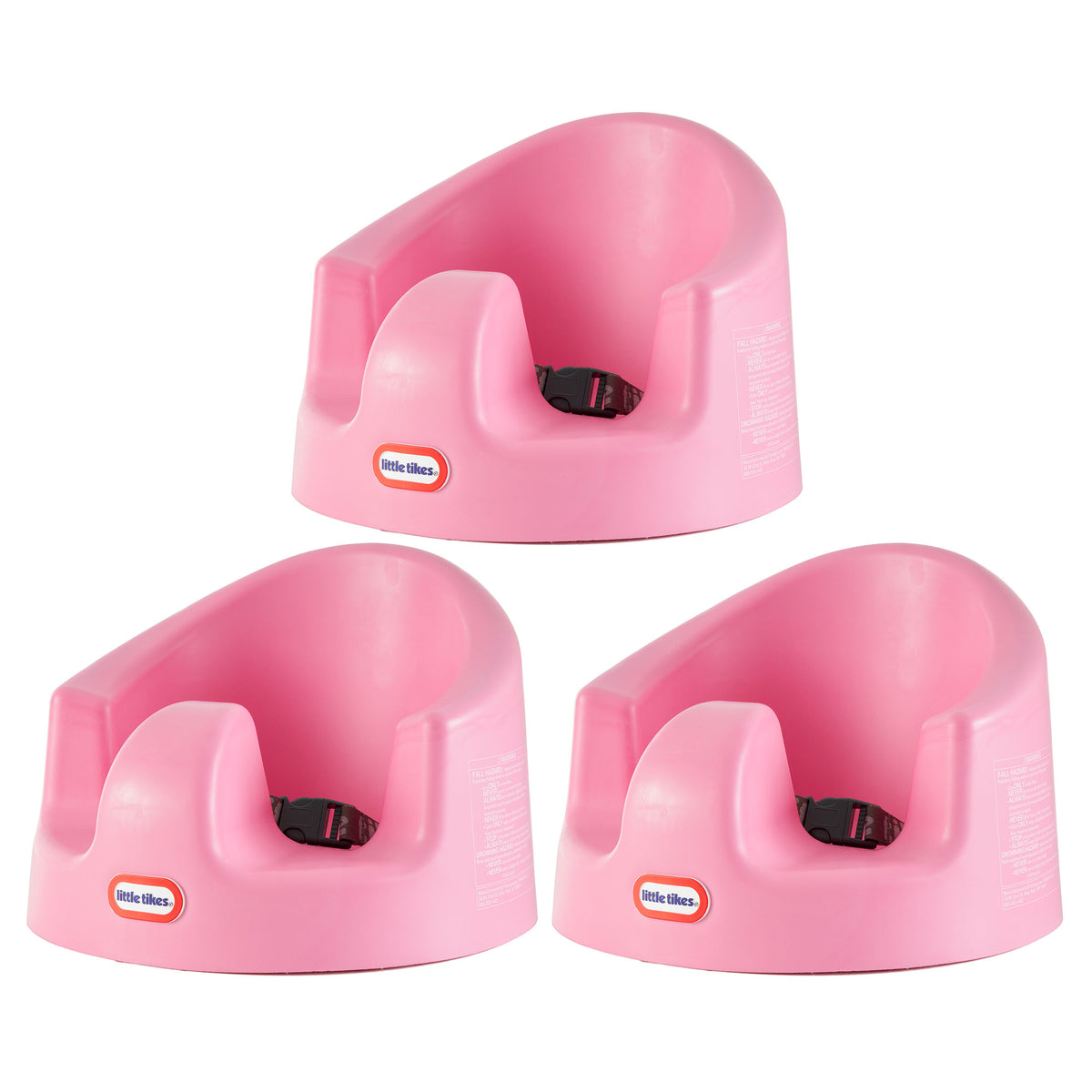 Little Tikes My First Seat Infant Foam Floor Support Baby Chair, Pink (3 Pack) - VMInnovations