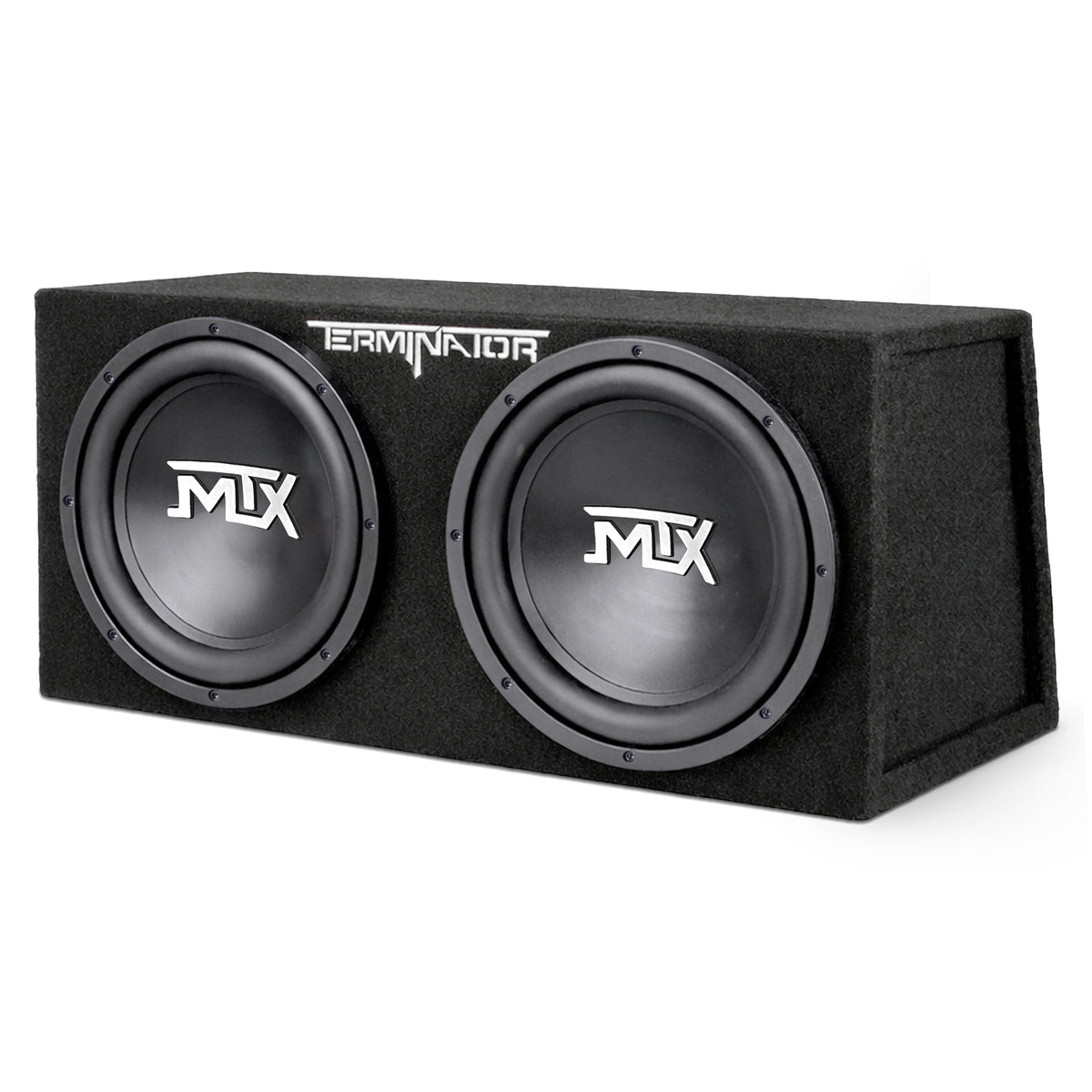 MTX TNE212D 12-Inch 1200-Watt Car Audio Dual Loaded Subwoofer Box Enclosure