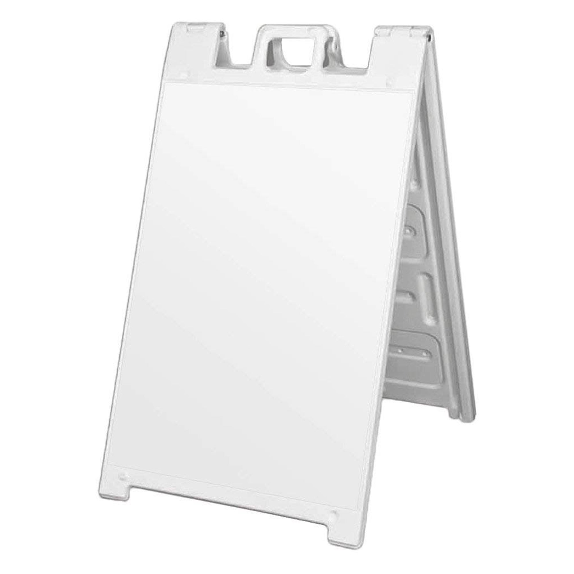 Plasticade Signicade Portable Folding Sidewalk Double Sided Sign Stand, (2 Pack)
