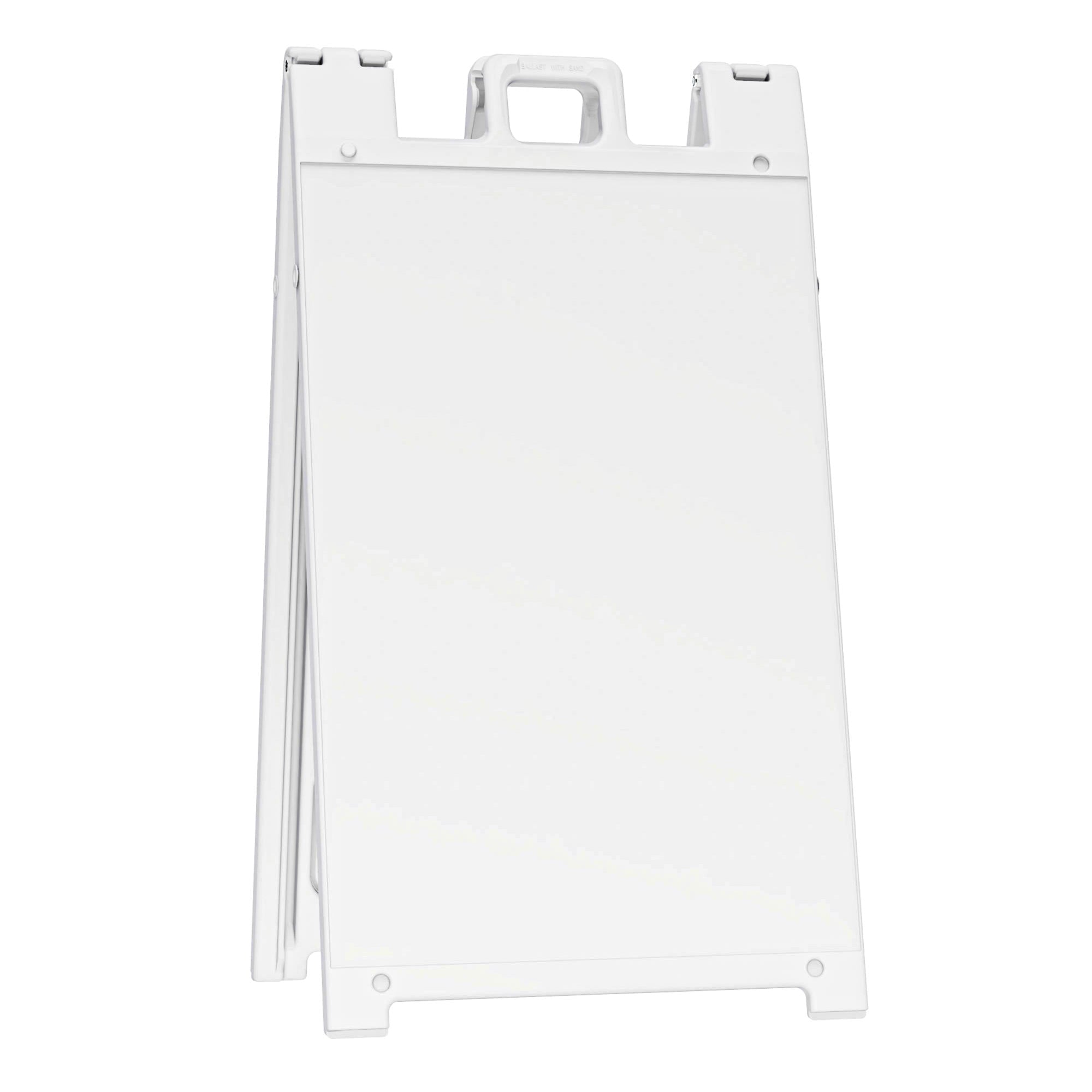Plasticade Signicade Portable Folding Sidewalk Double Sided Sign Stand, (2 Pack)