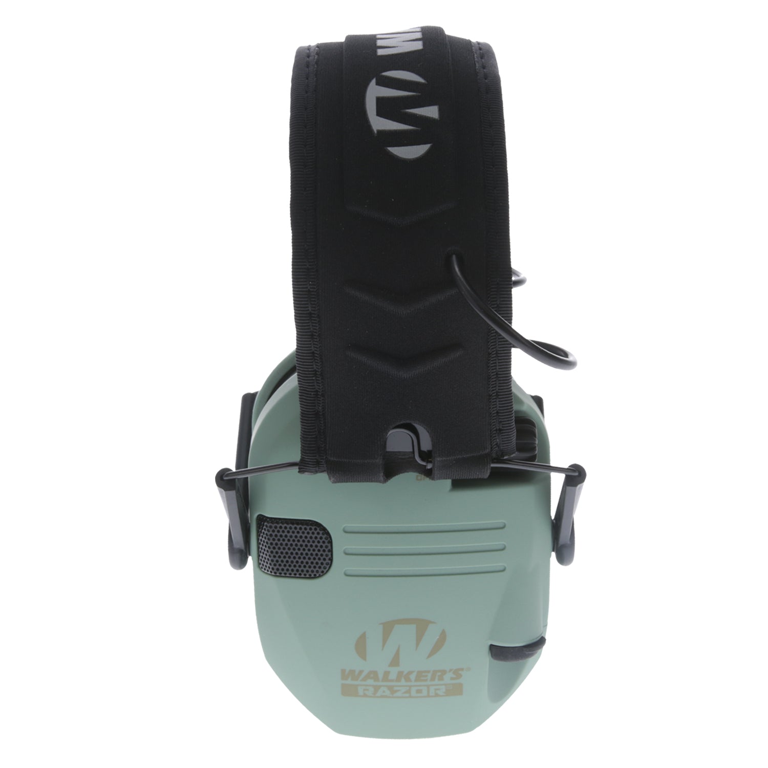 Walker's Razor Slim Shooter Sage Electronic Hearing Protection Earmuff w/ Case