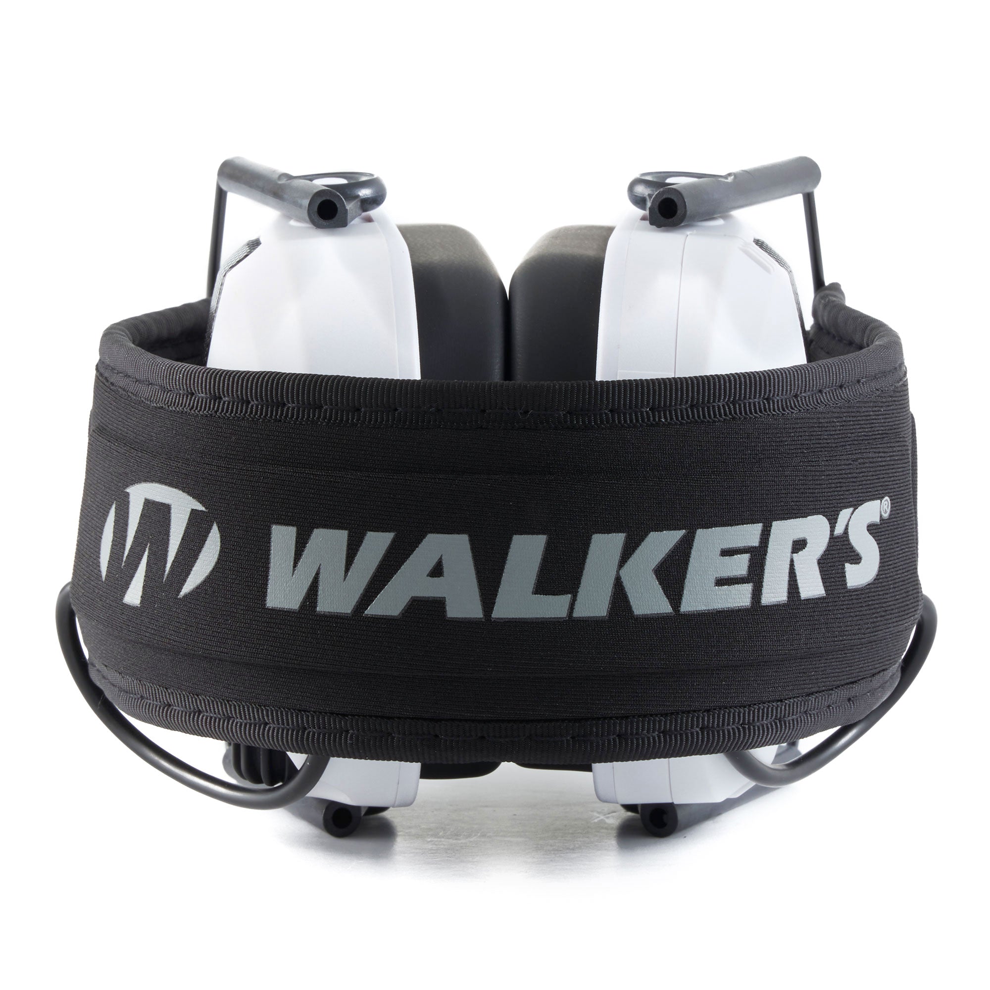Walker's Razor Slim Shooter Folding Ear Protection Muffs with NRR of 23dB, White - VMInnovations